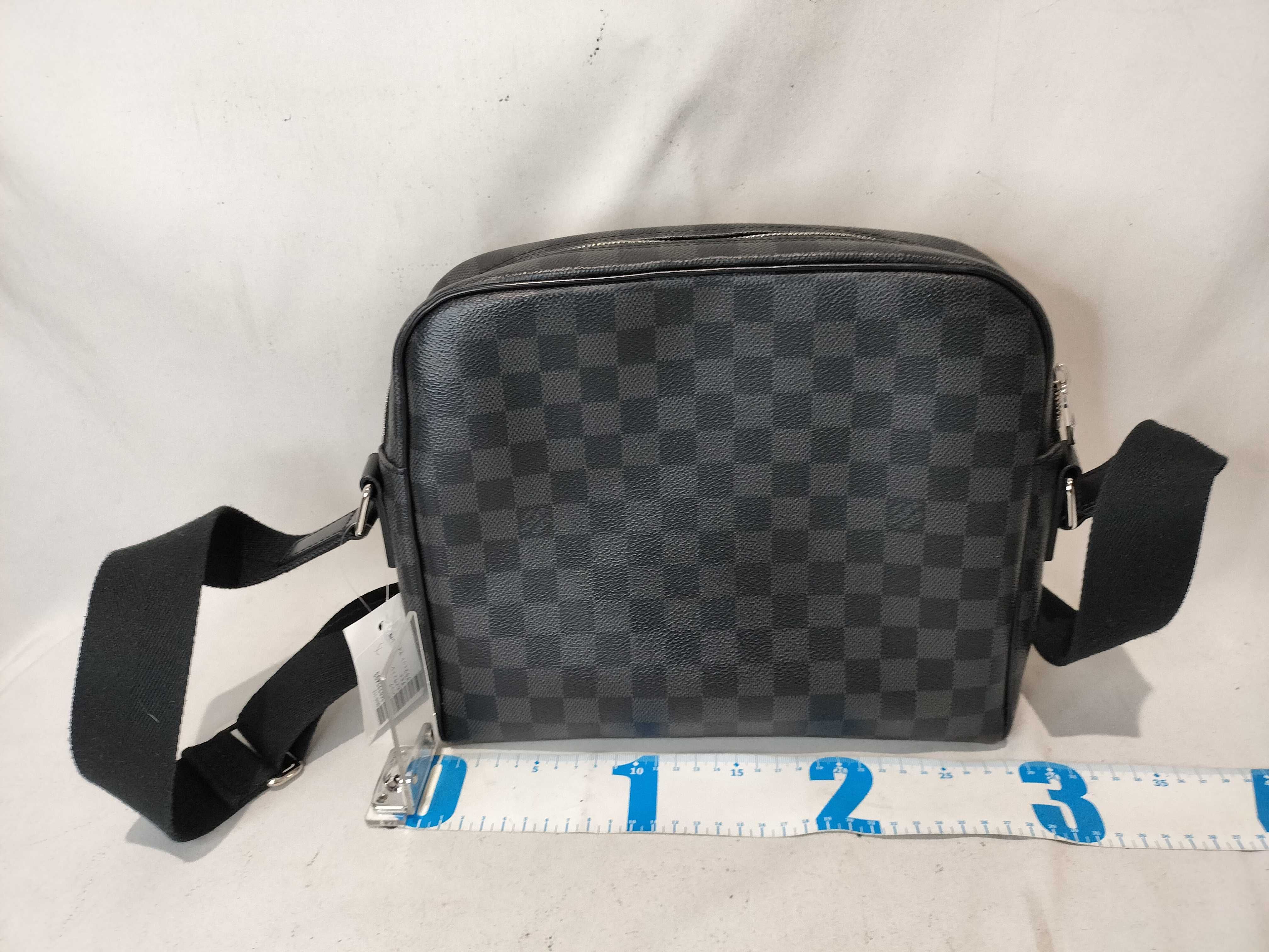 Damier Graphite Dayton PM Shoulder Bag — view 3
