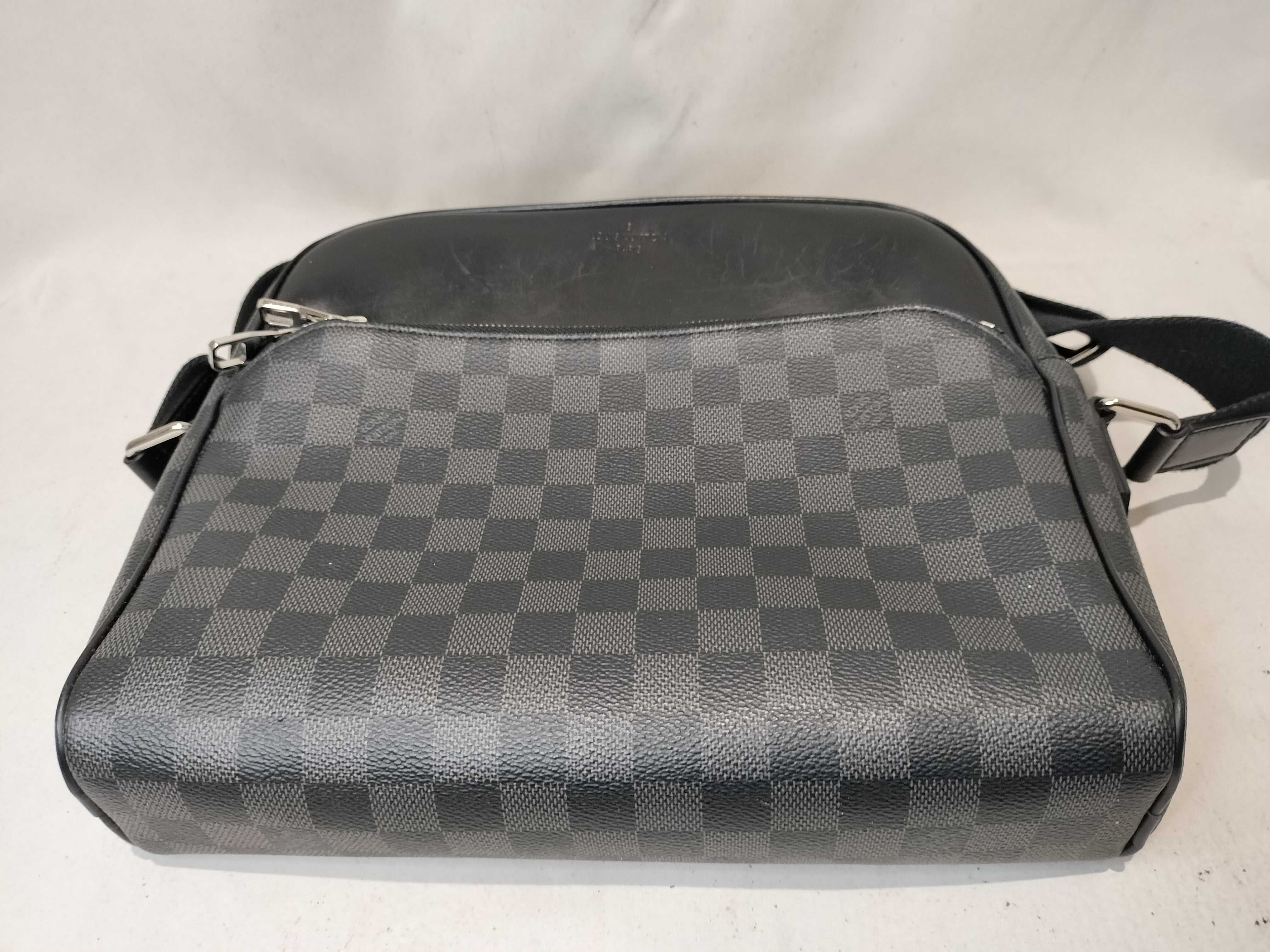 Damier Graphite Dayton PM Shoulder Bag — view 8