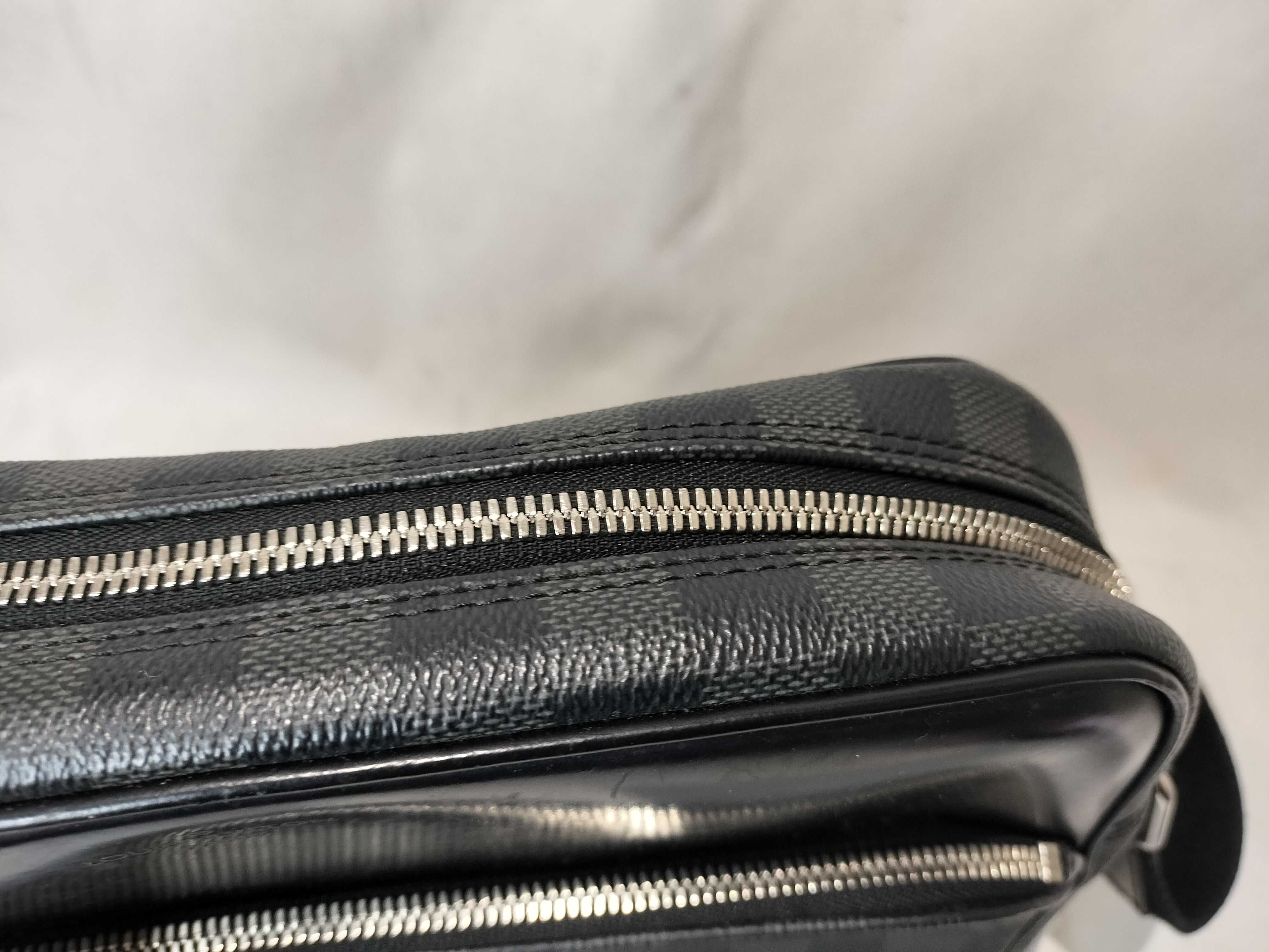 Damier Graphite Dayton PM Shoulder Bag — view 9
