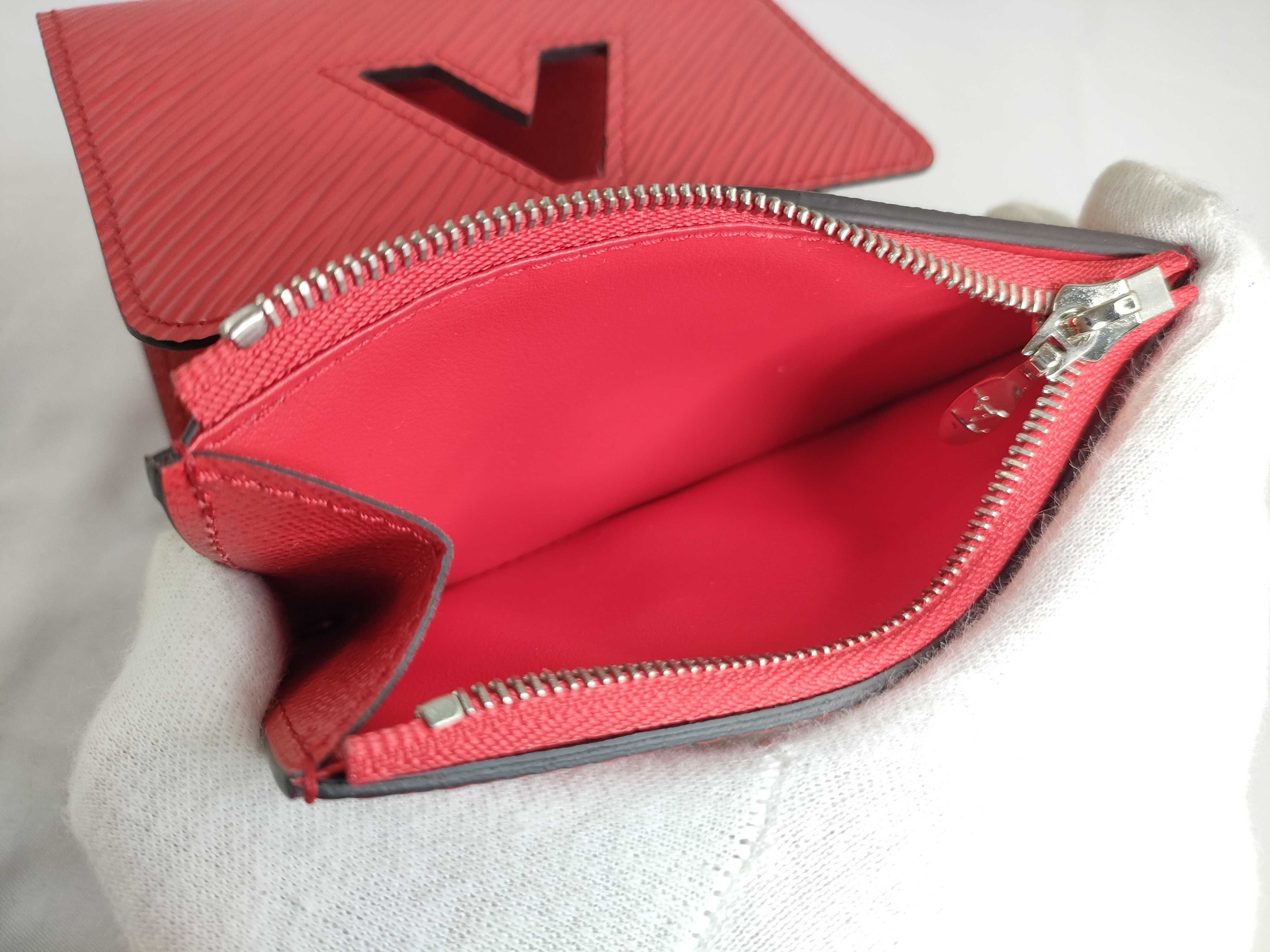 Epi LV Epi Twist Compact Rouge TN4189 BOU Rouge Wallet — view 12