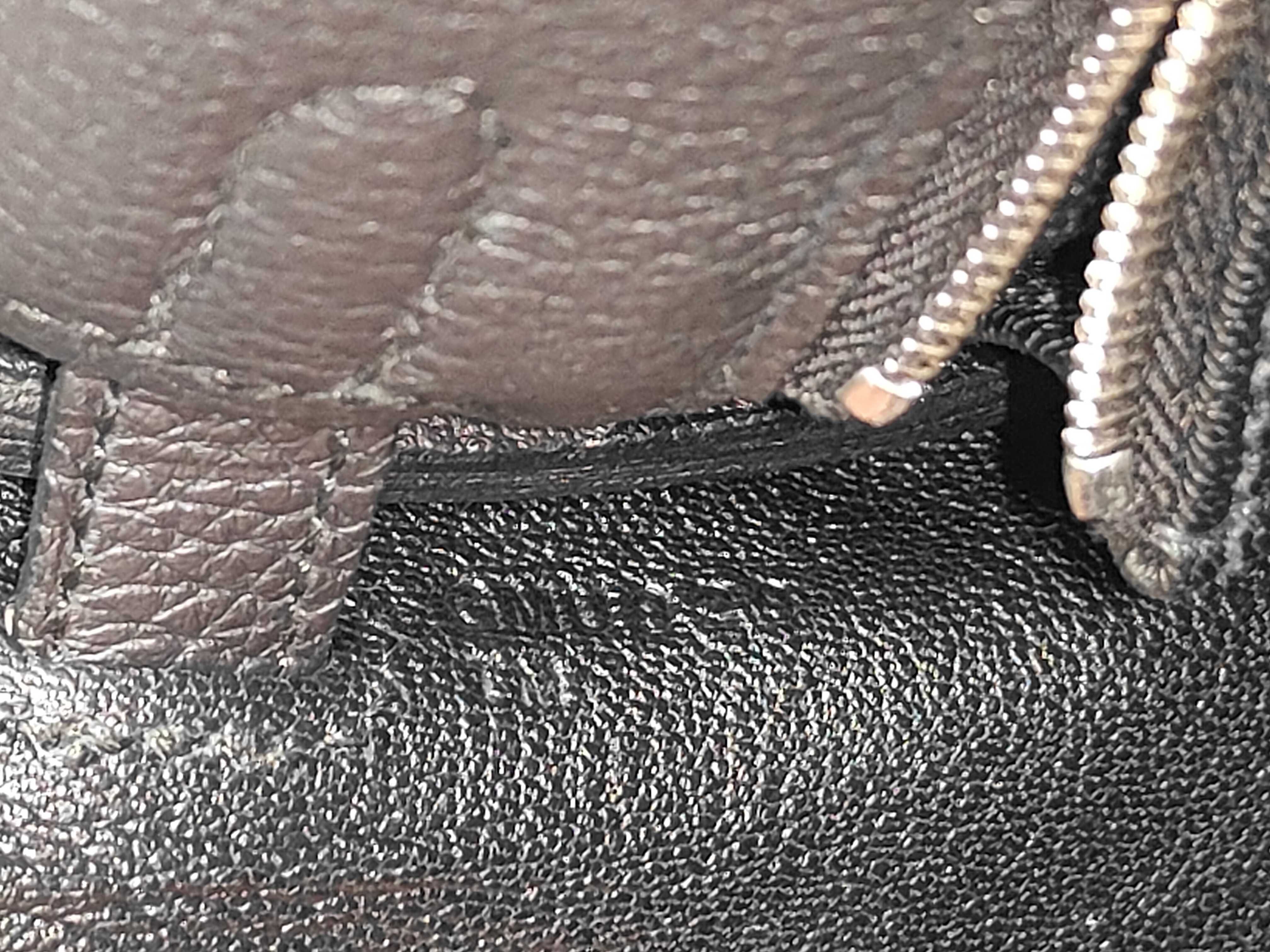 Kelly 25 Togo Black Silver Hardware G Stamp Handbag — view 12