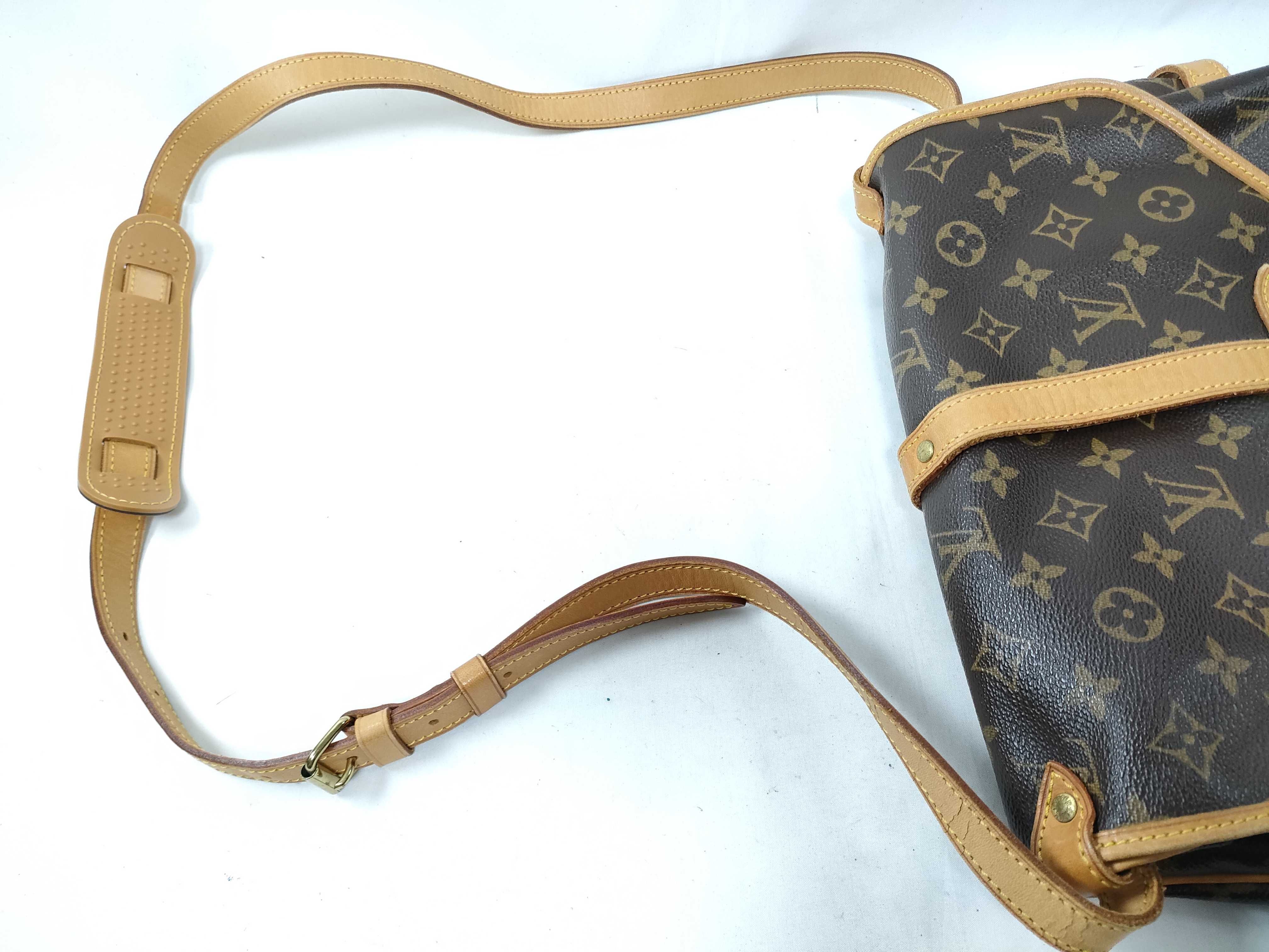 Monogram Louis Vuitton Saumur Monogram Shoulder Bag — view 3
