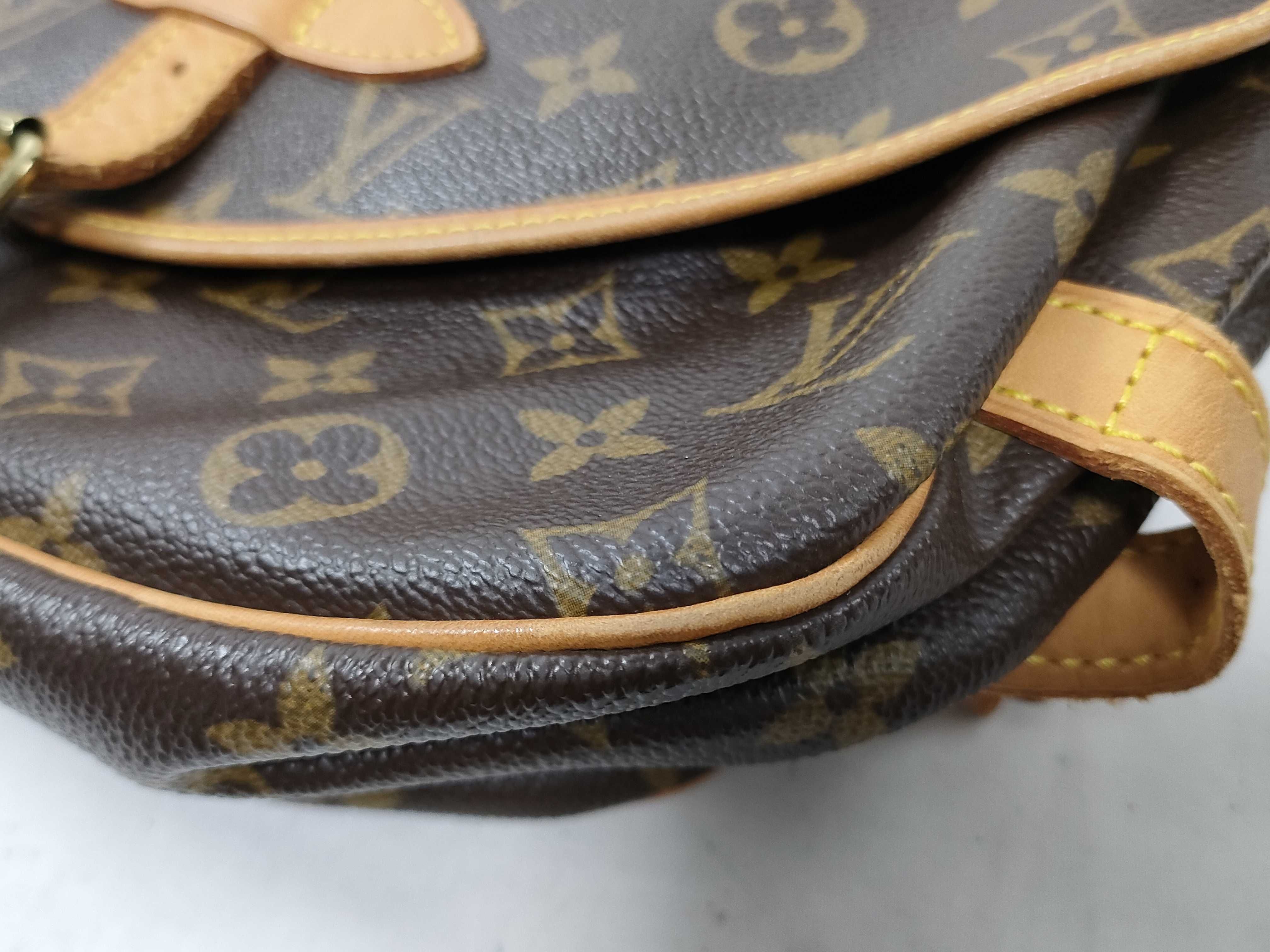 Monogram Louis Vuitton Saumur Monogram Shoulder Bag — view 7