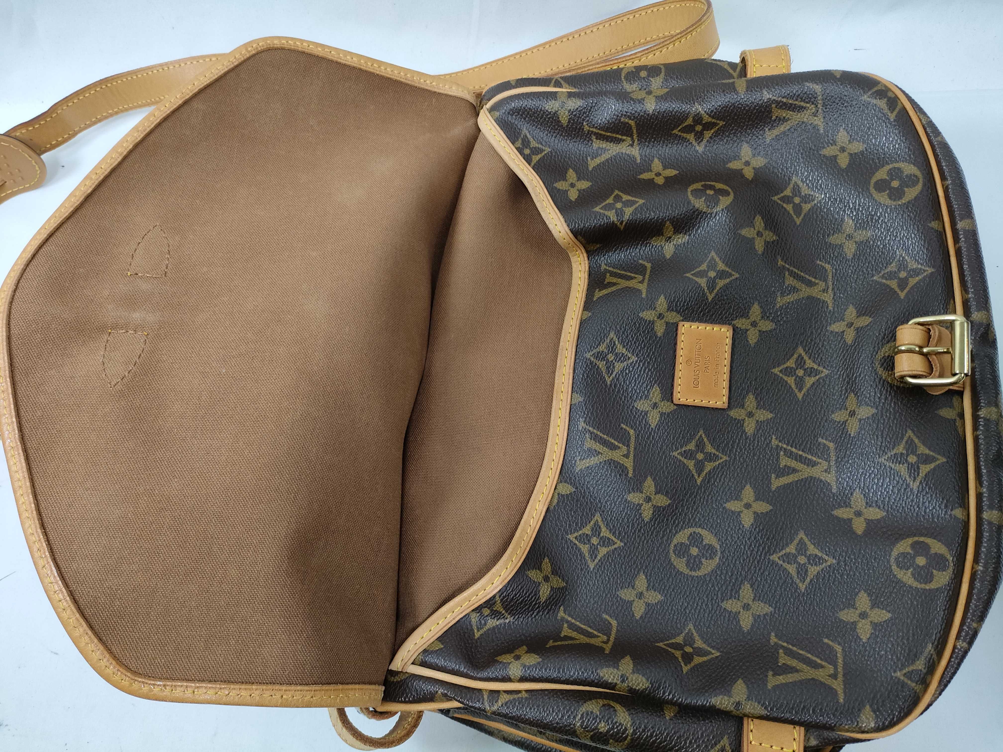 Monogram Louis Vuitton Saumur Monogram Shoulder Bag — view 8