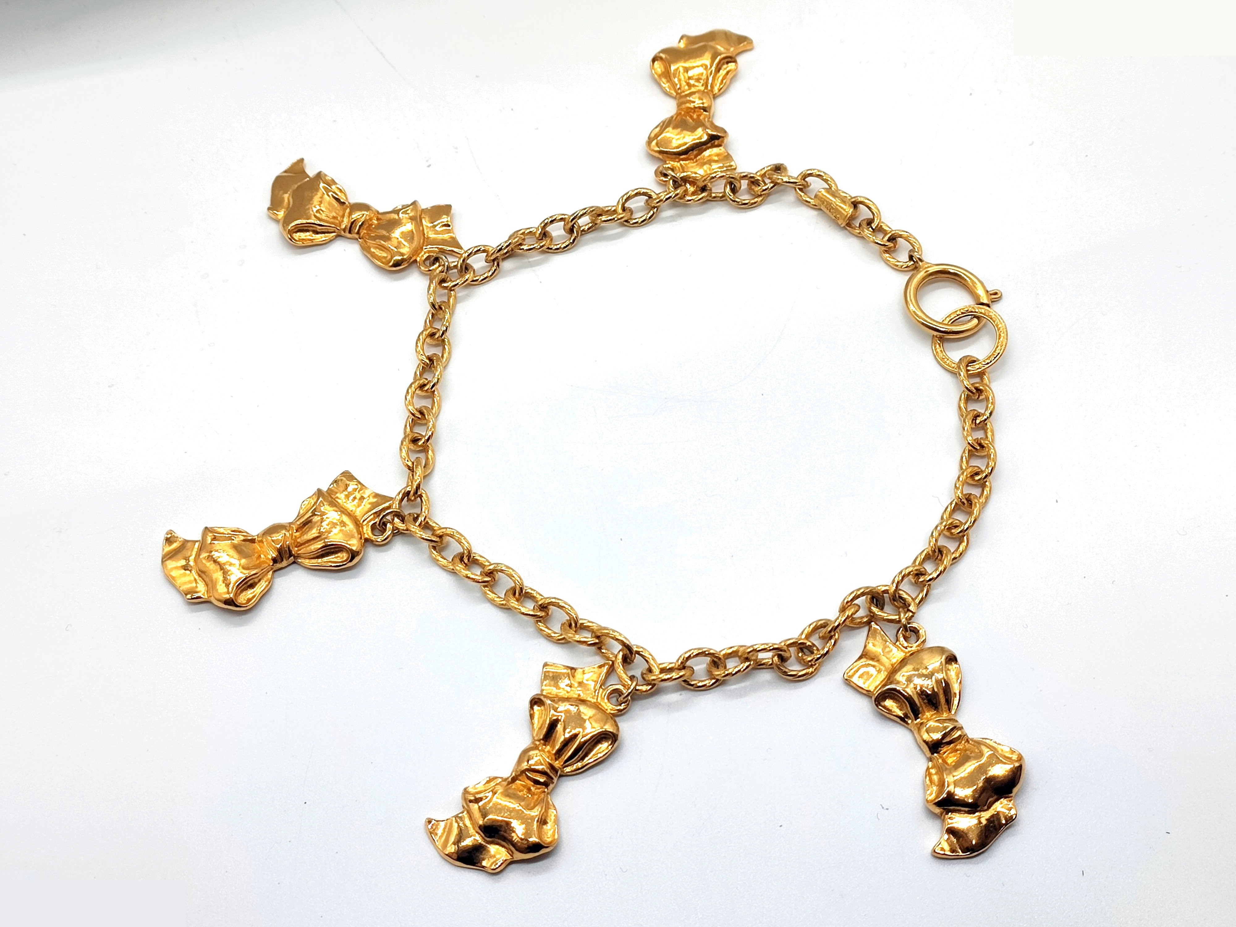 Five-strand ribbon necklace; neck circumference approximately 38cm — view 4
