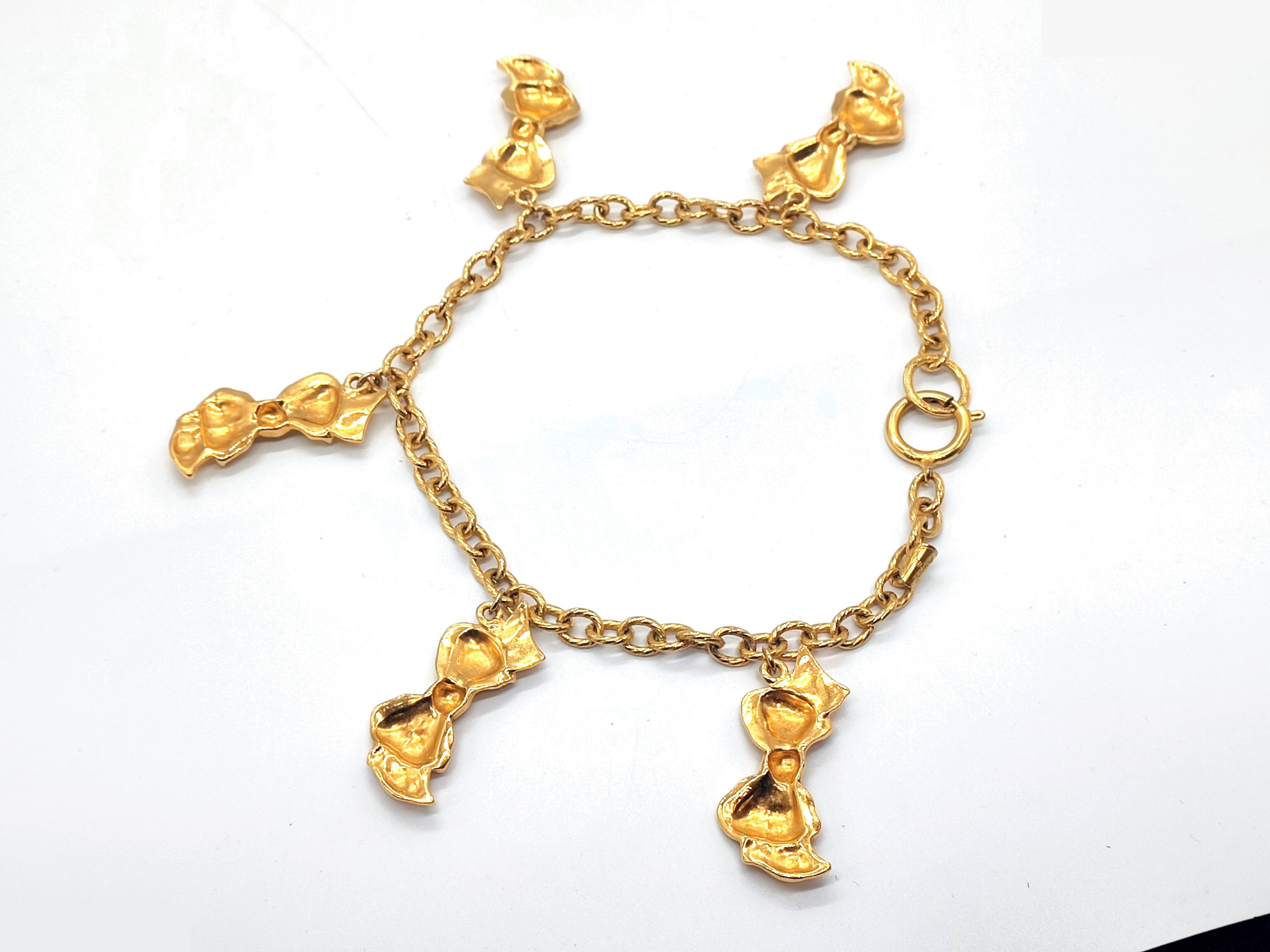 Five-strand ribbon necklace; neck circumference approximately 38cm — view 7