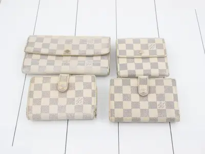 4 items: Damier Azur (bag), Bulk Sale, bundle.