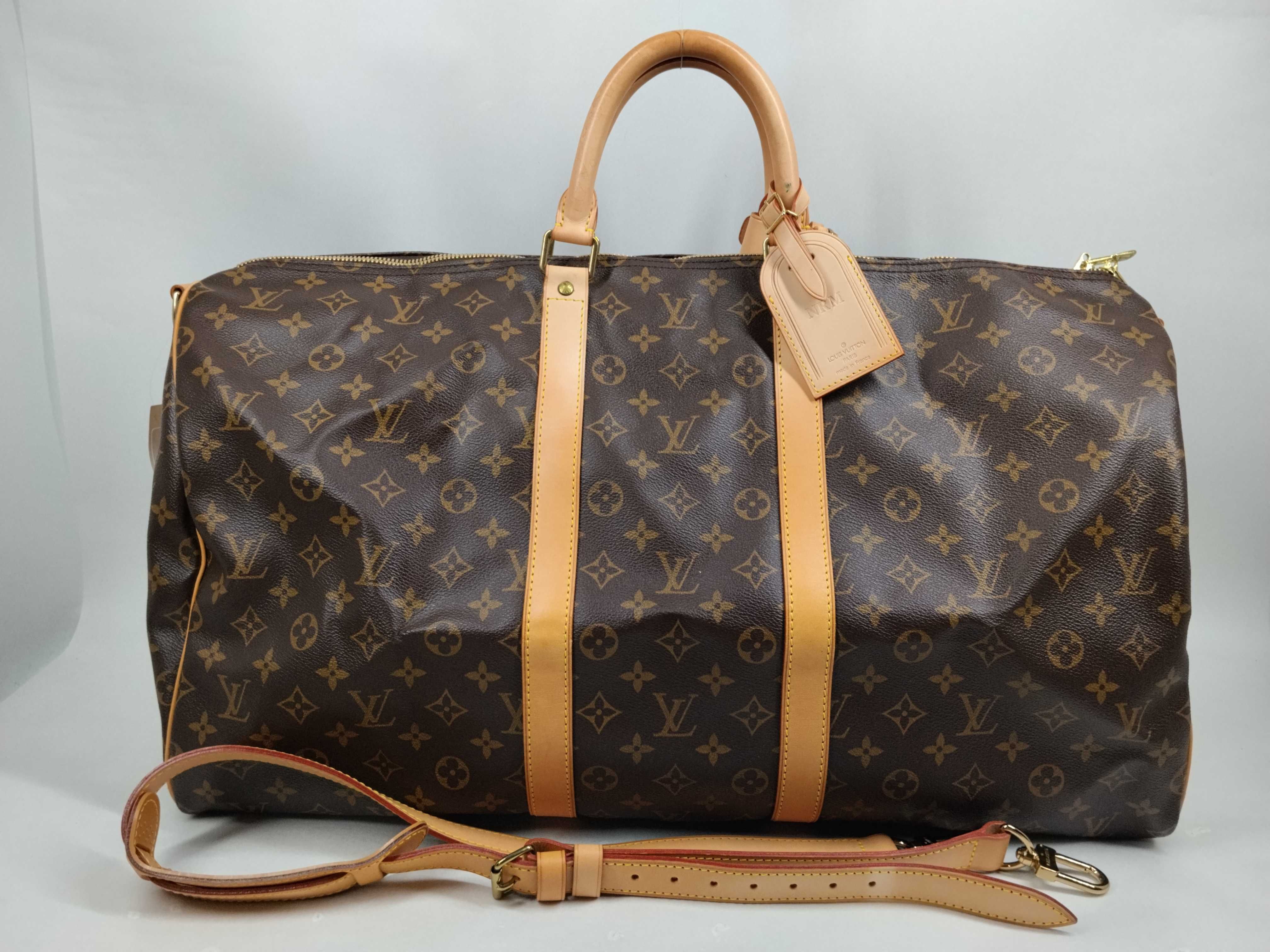 Monogram M41414 Keepall Bandoulière 55 Boston Bag