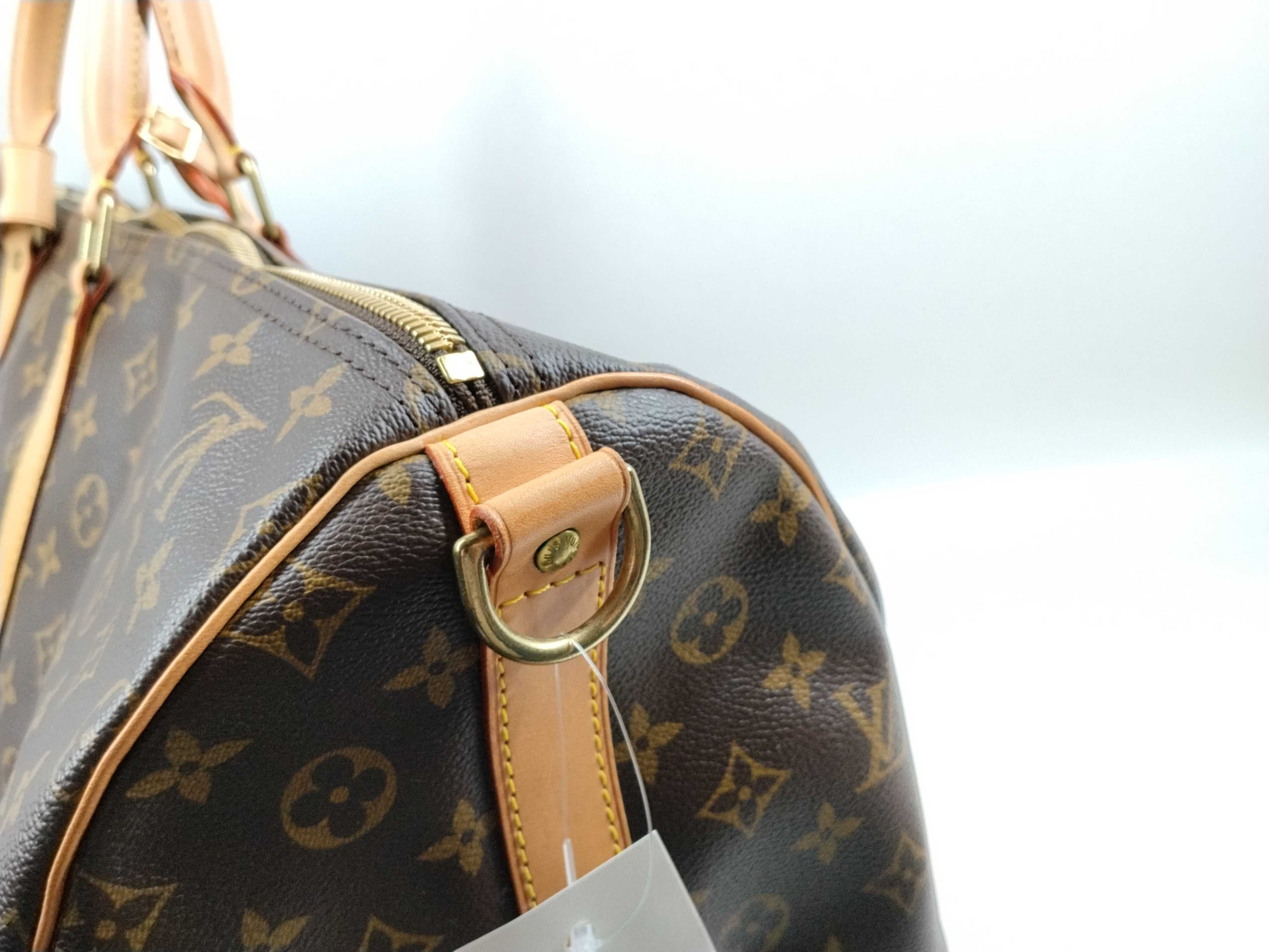 Monogram M41414 Keepall Bandoulière 55 Boston Bag — view 7