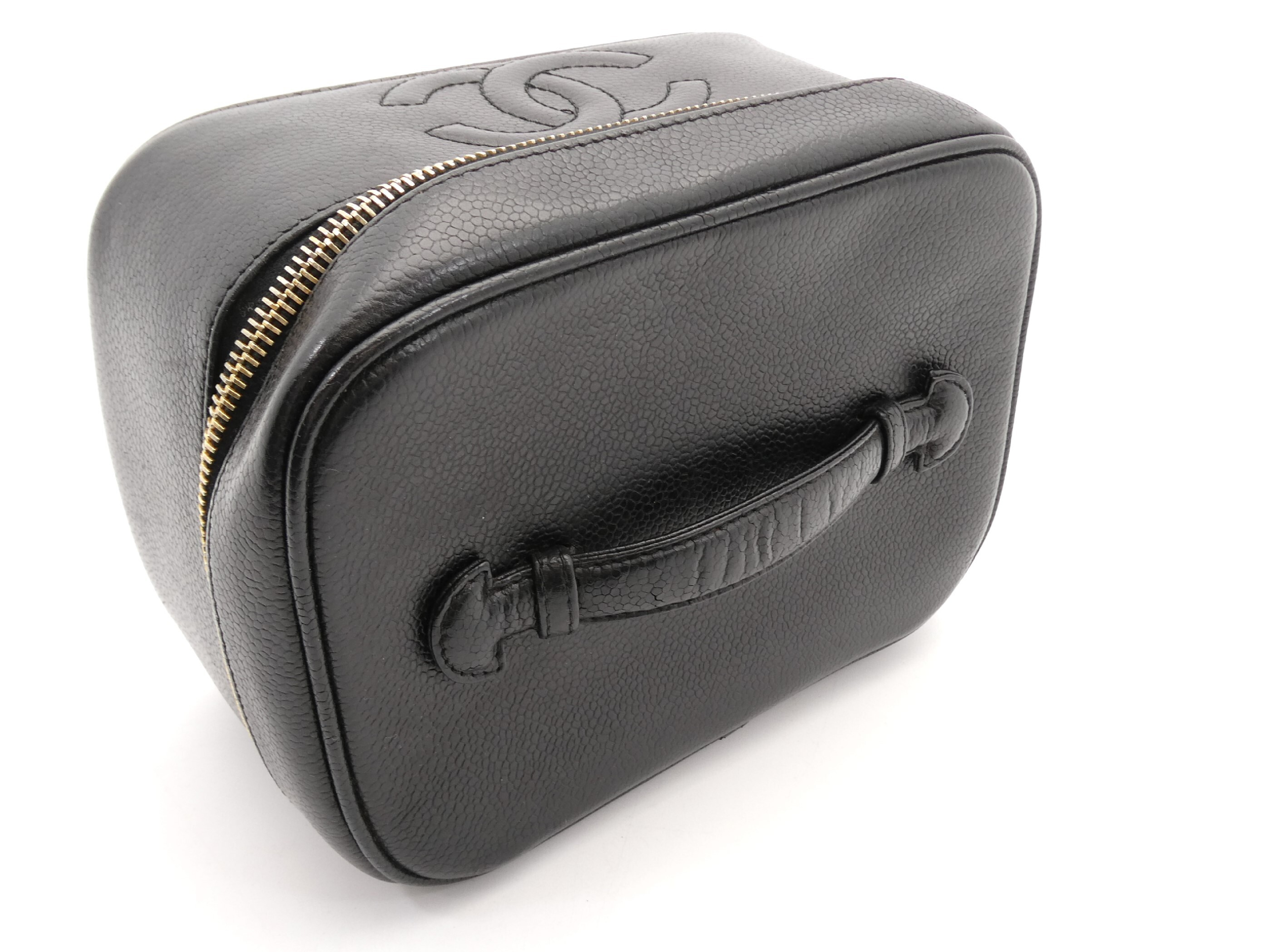 Caviar Skin Coco Mark Vanity Bag — view 6