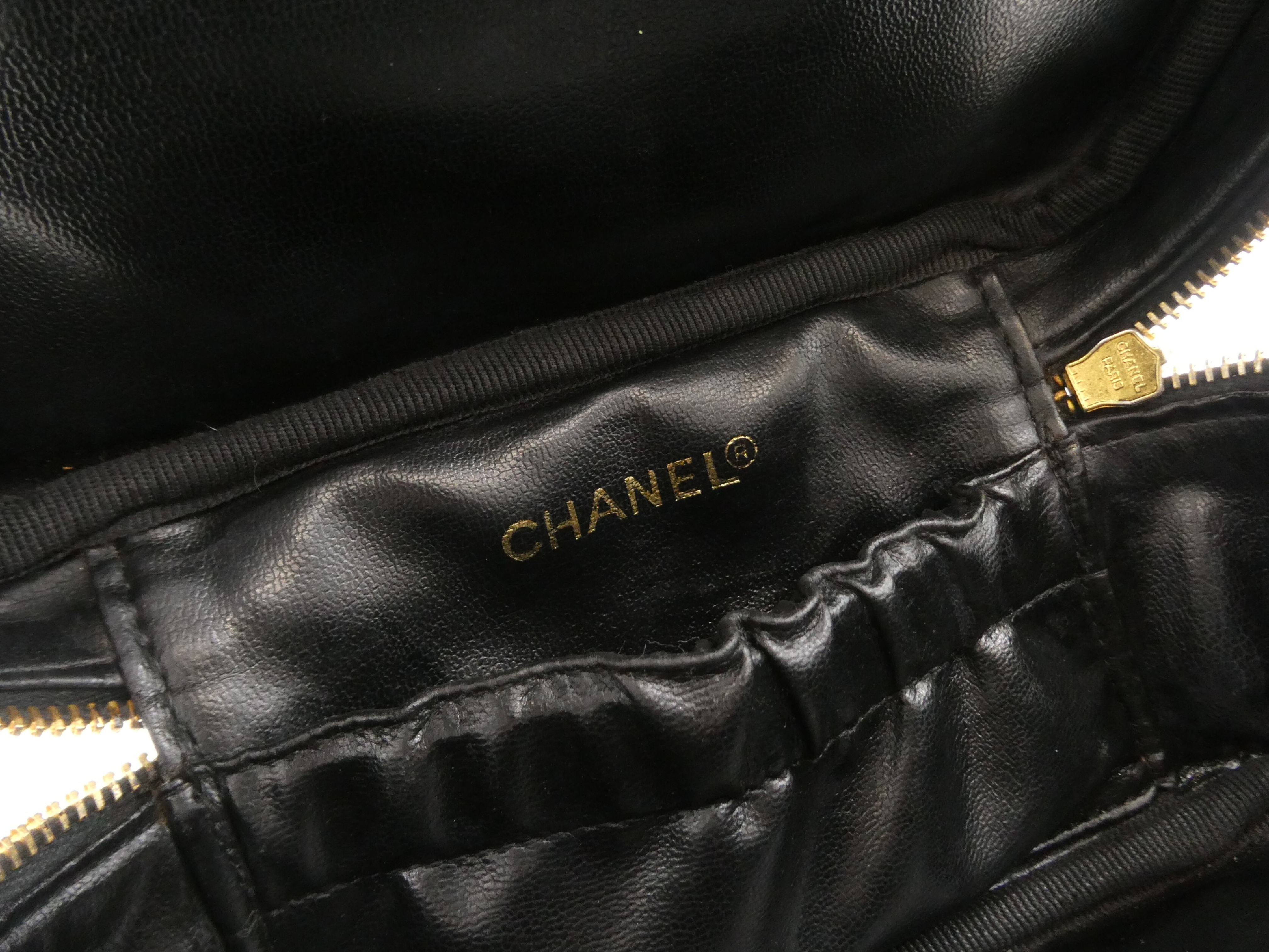 Caviar Skin Coco Mark Vanity Bag — view 8