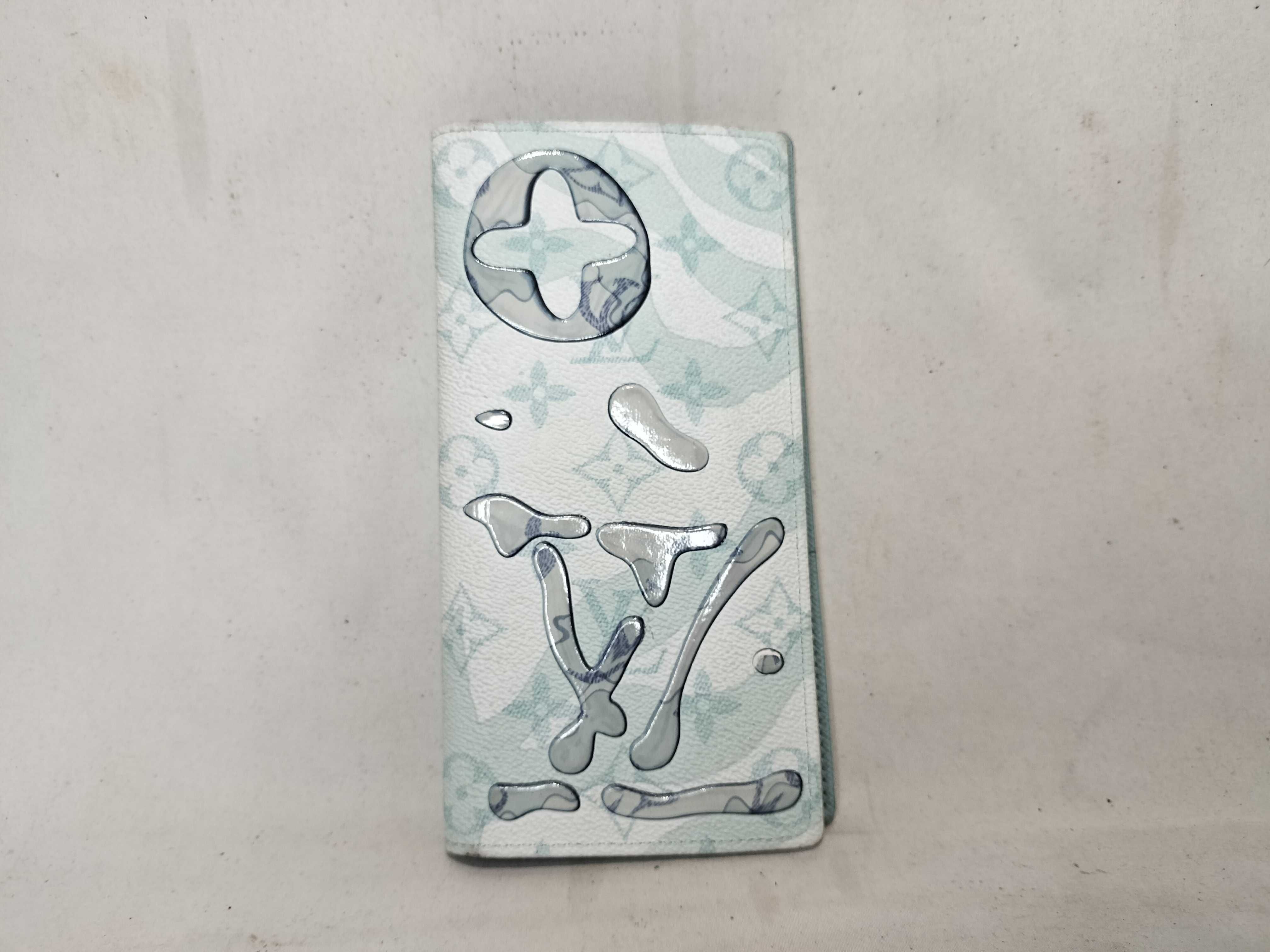 LV Wallet Portefeuille Brazza Aqua Garden M82306 Wallet