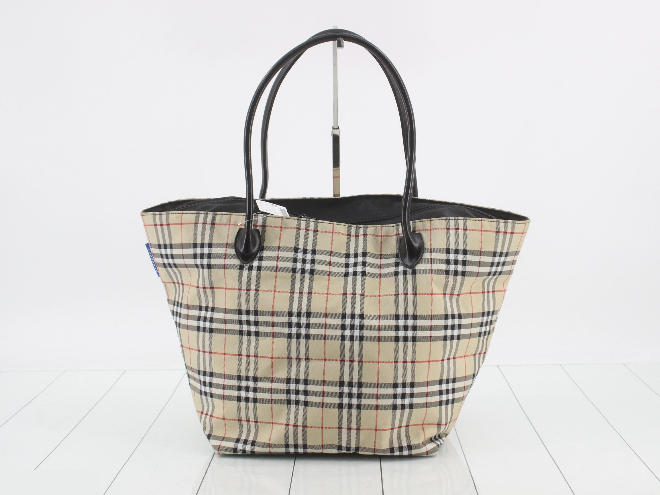 Blue Label Nova Check Tote Bag