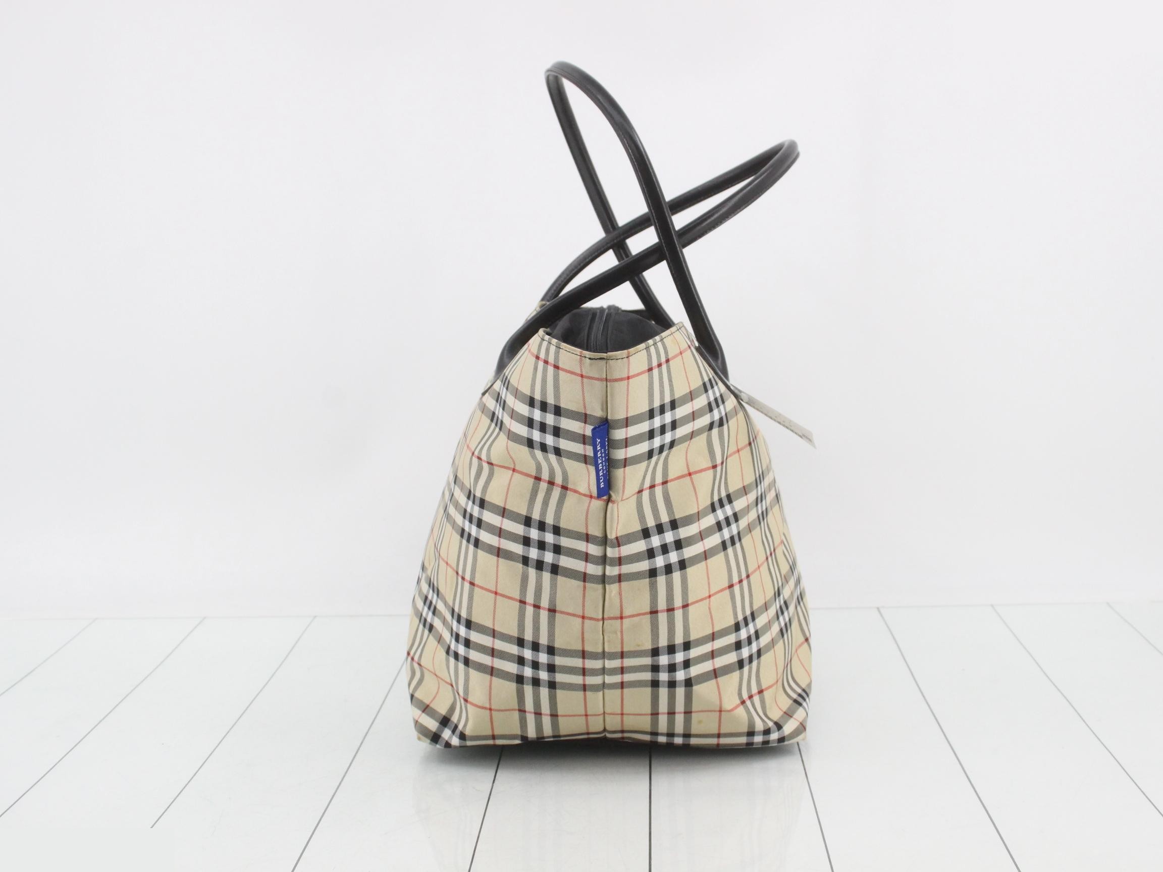Blue Label Nova Check Tote Bag — view 4