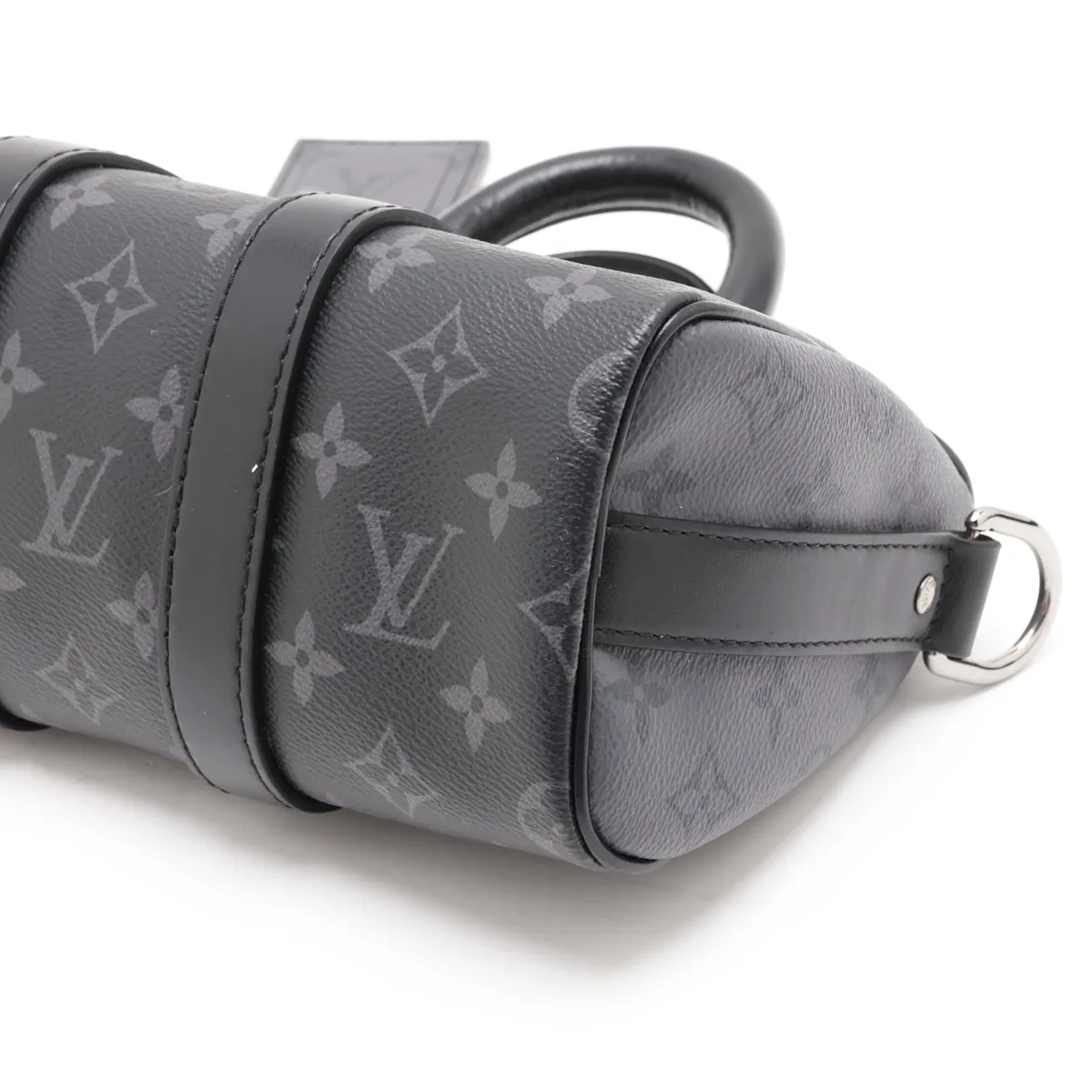 Monogram Eclipse Keepall Bandoulière 25 M46271 Black x Gray — view 3