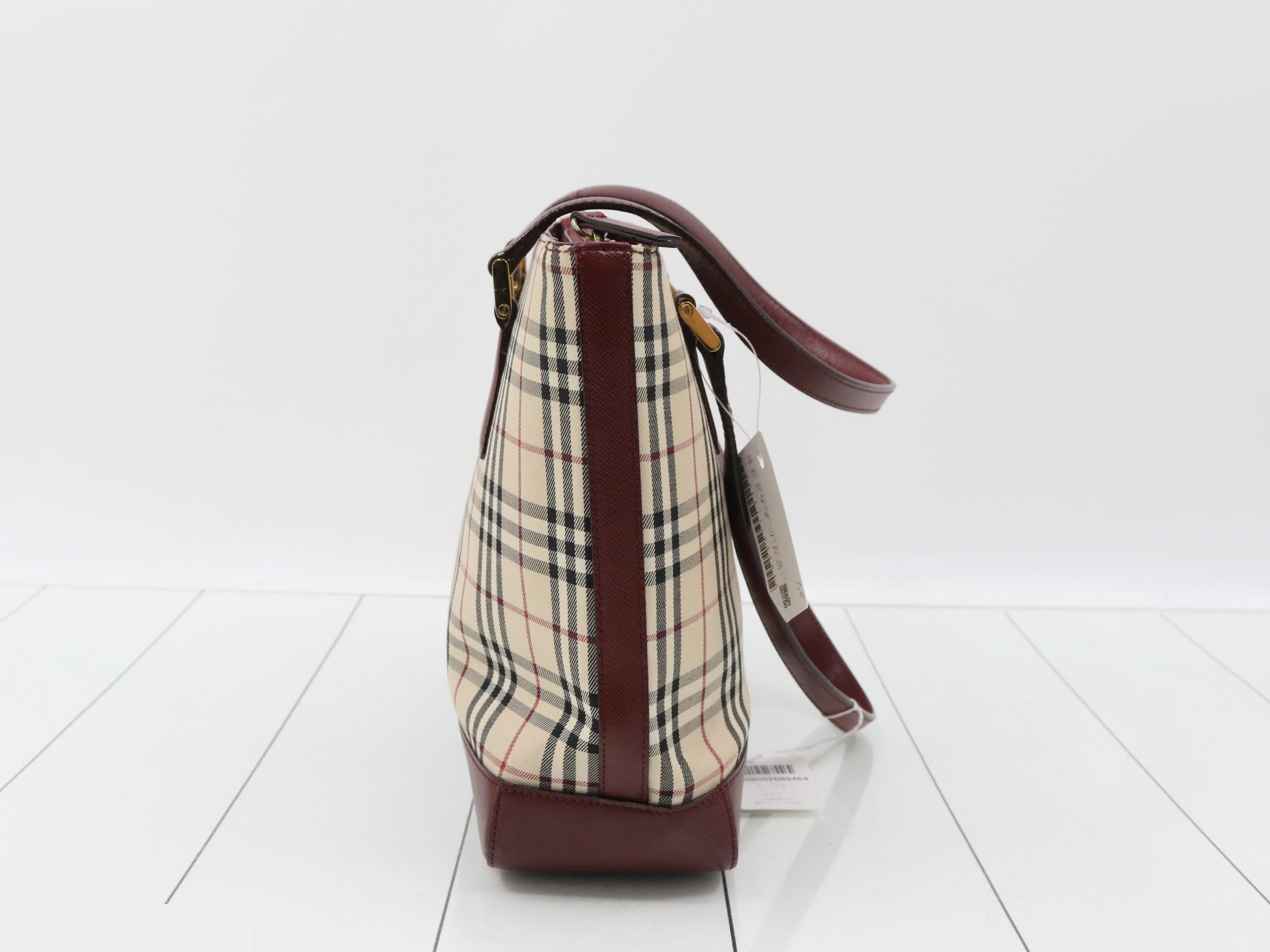 Nova Check Tote Bag — view 4