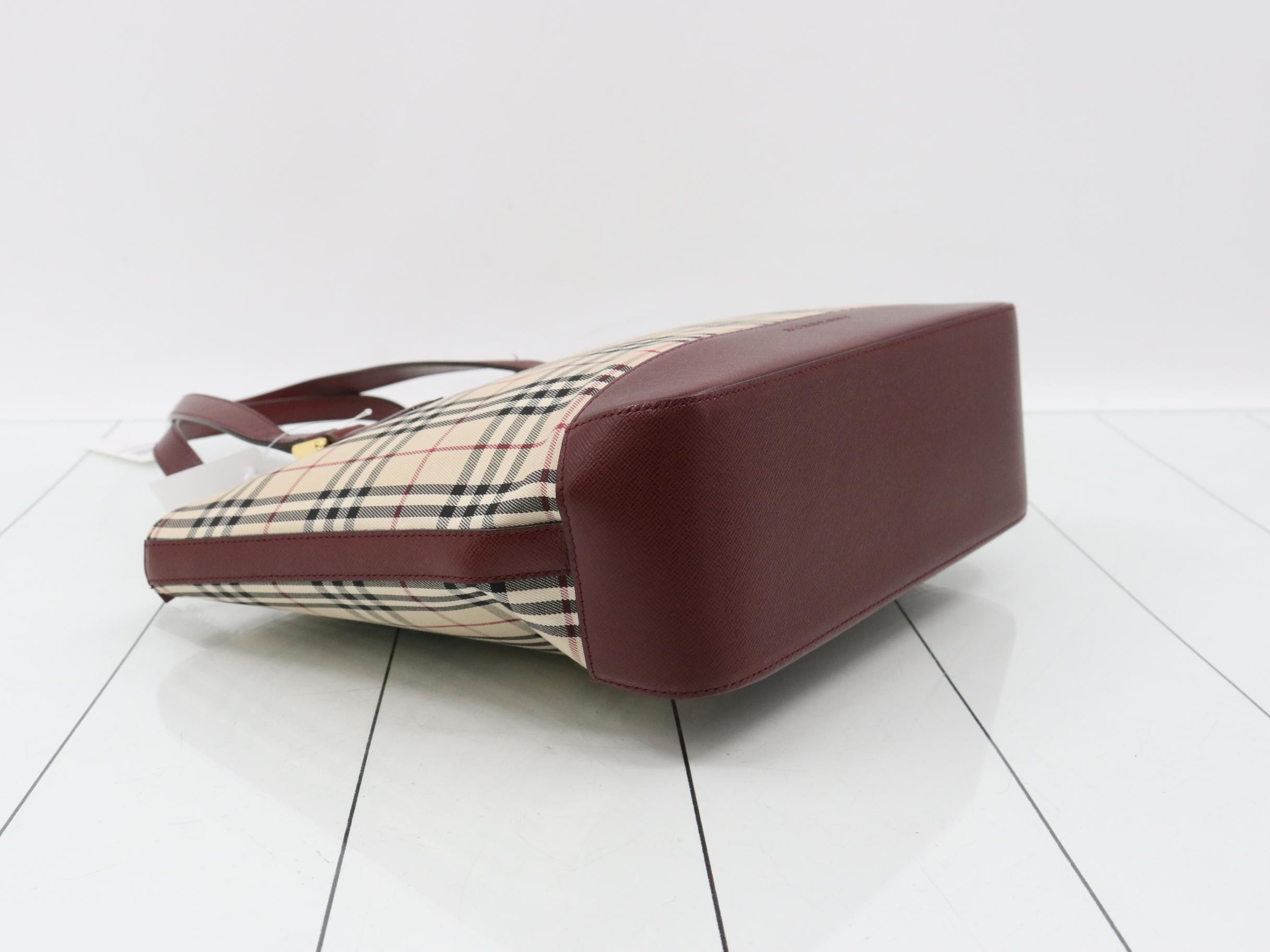 Nova Check Tote Bag — view 5