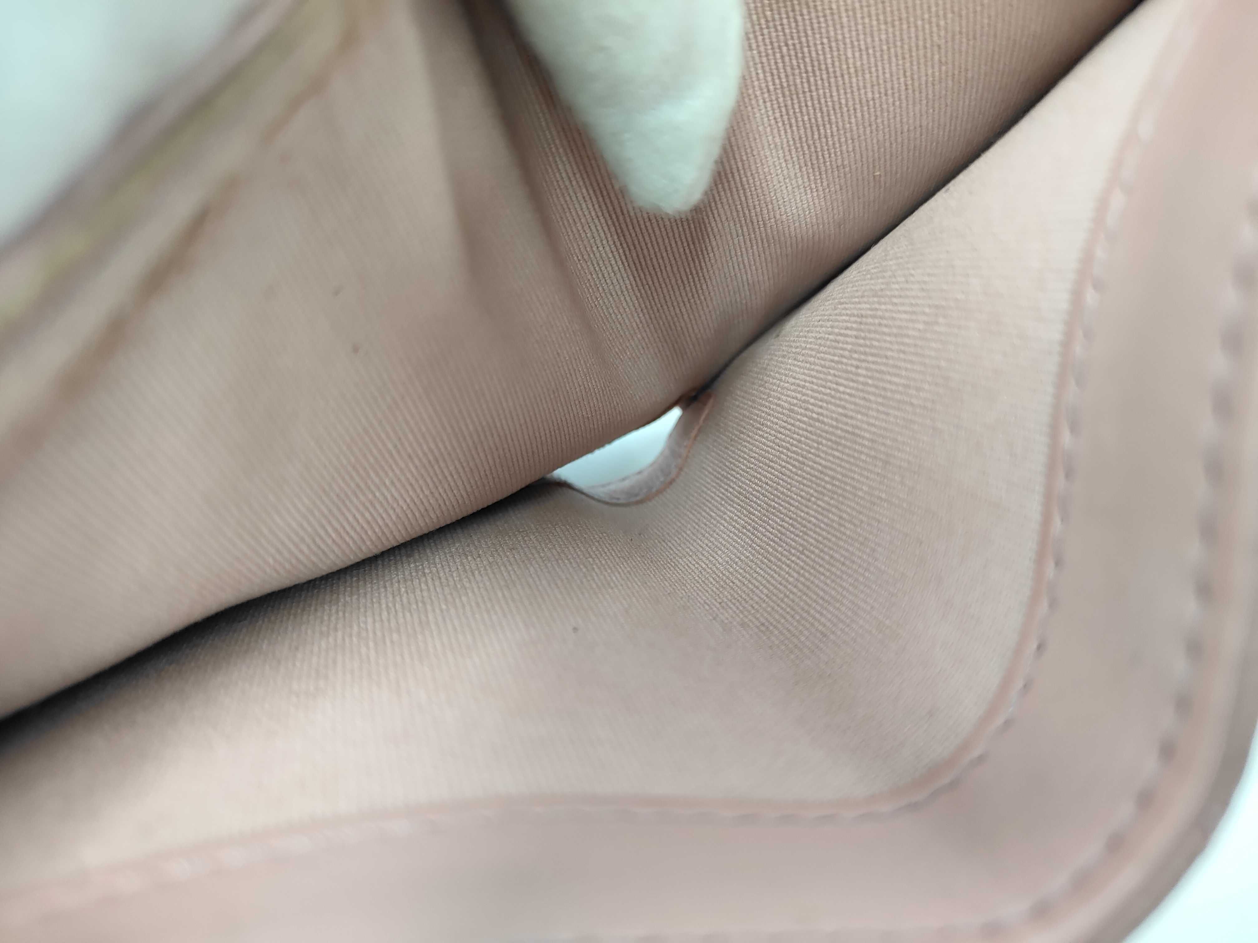 pink caviar leather Matelassé wallet — view 6