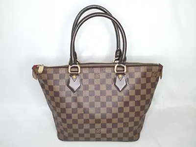Damier Saleya PM N51183 VI4150 Brown Tote Bag