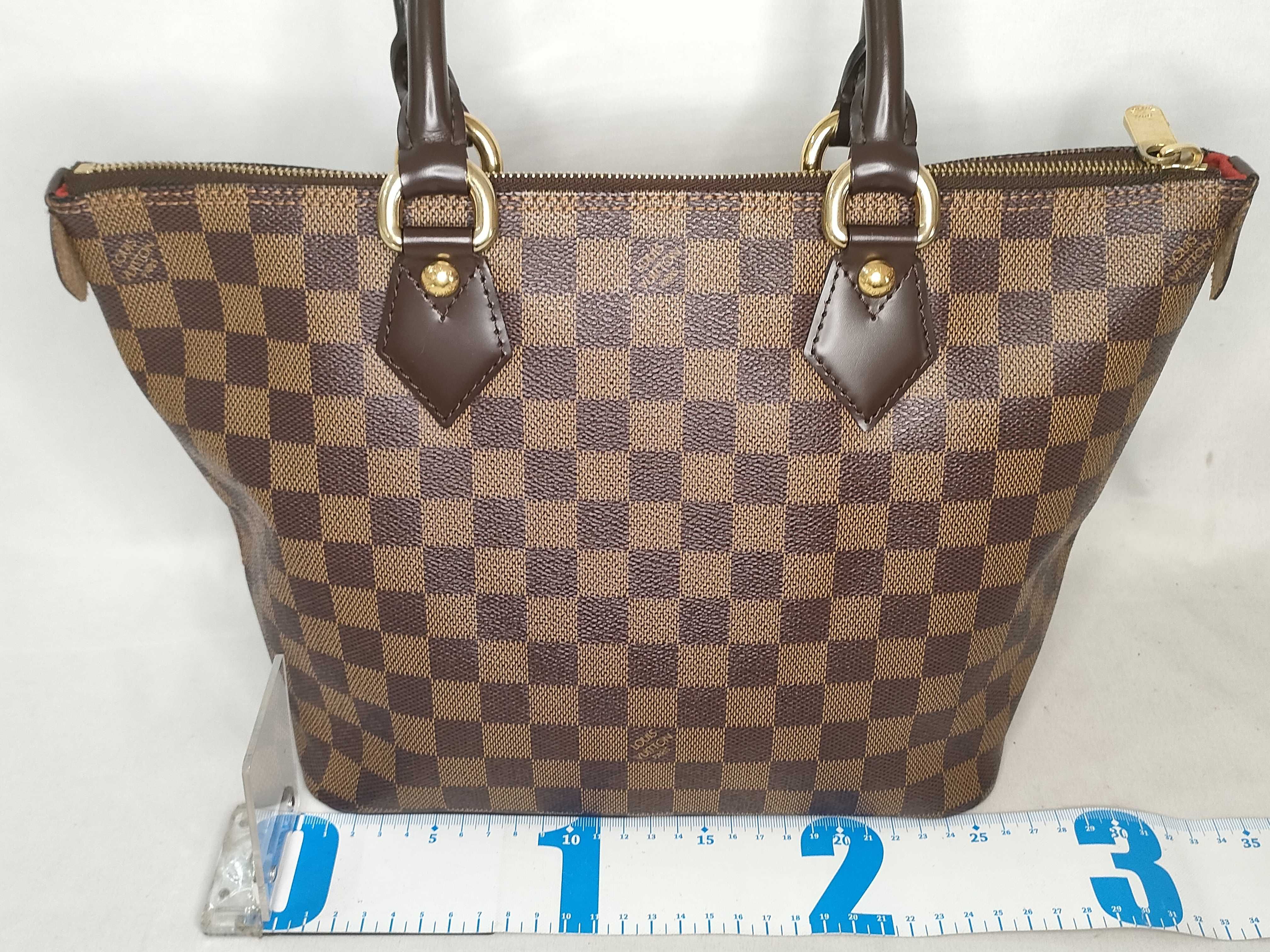 Damier Saleya PM N51183 VI4150 Brown Tote Bag — view 2
