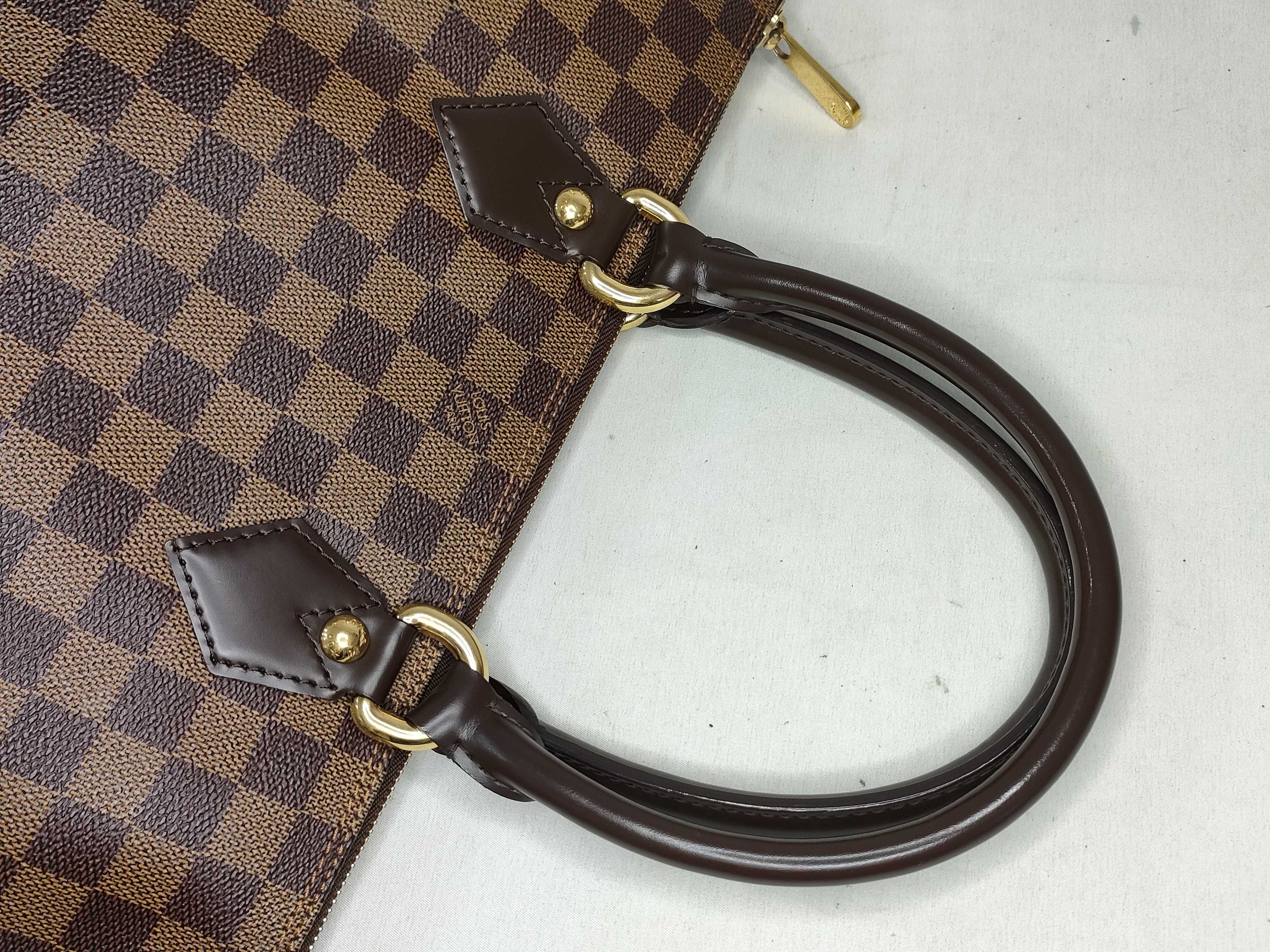 Damier Saleya PM N51183 VI4150 Brown Tote Bag — view 3