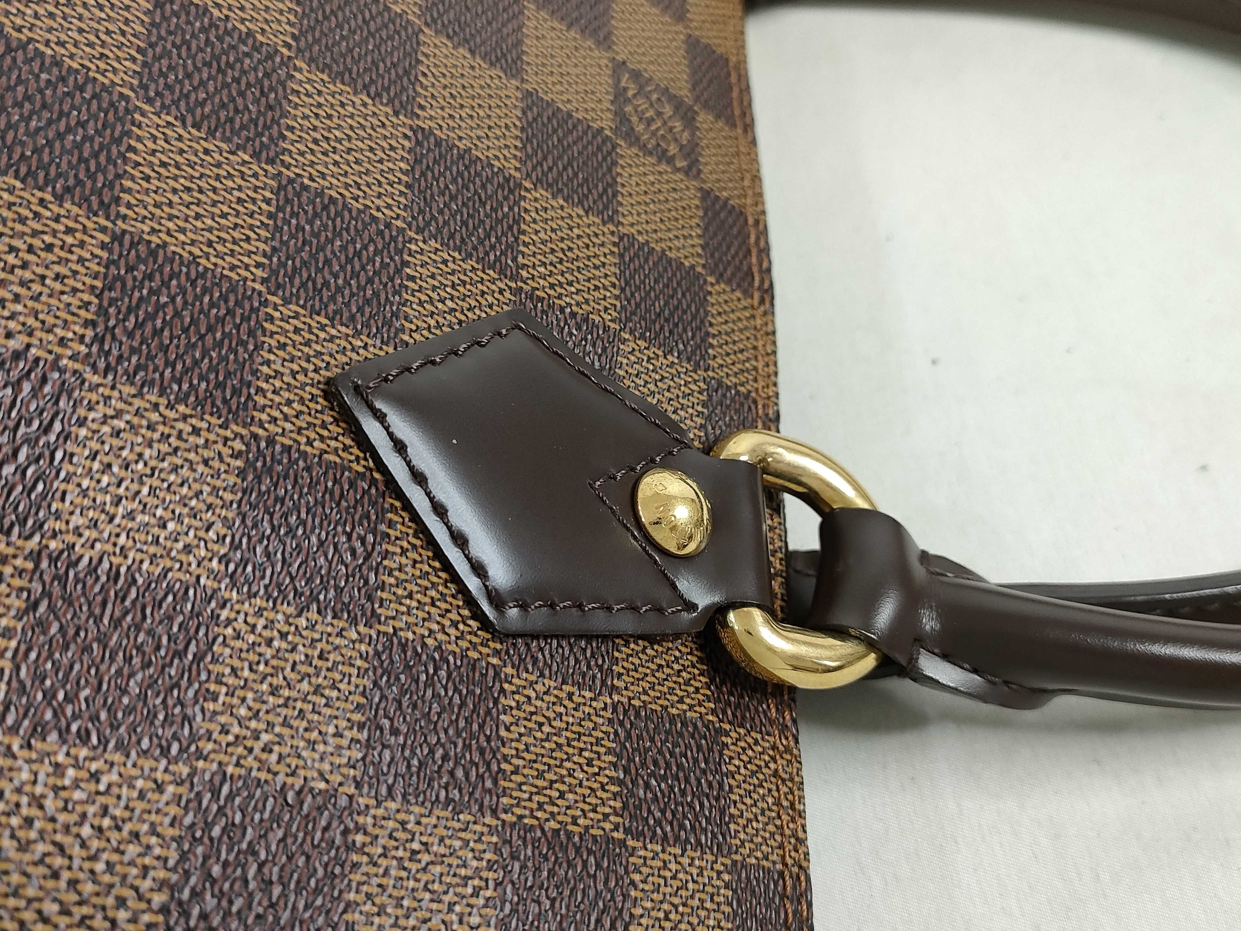 Damier Saleya PM N51183 VI4150 Brown Tote Bag — view 5