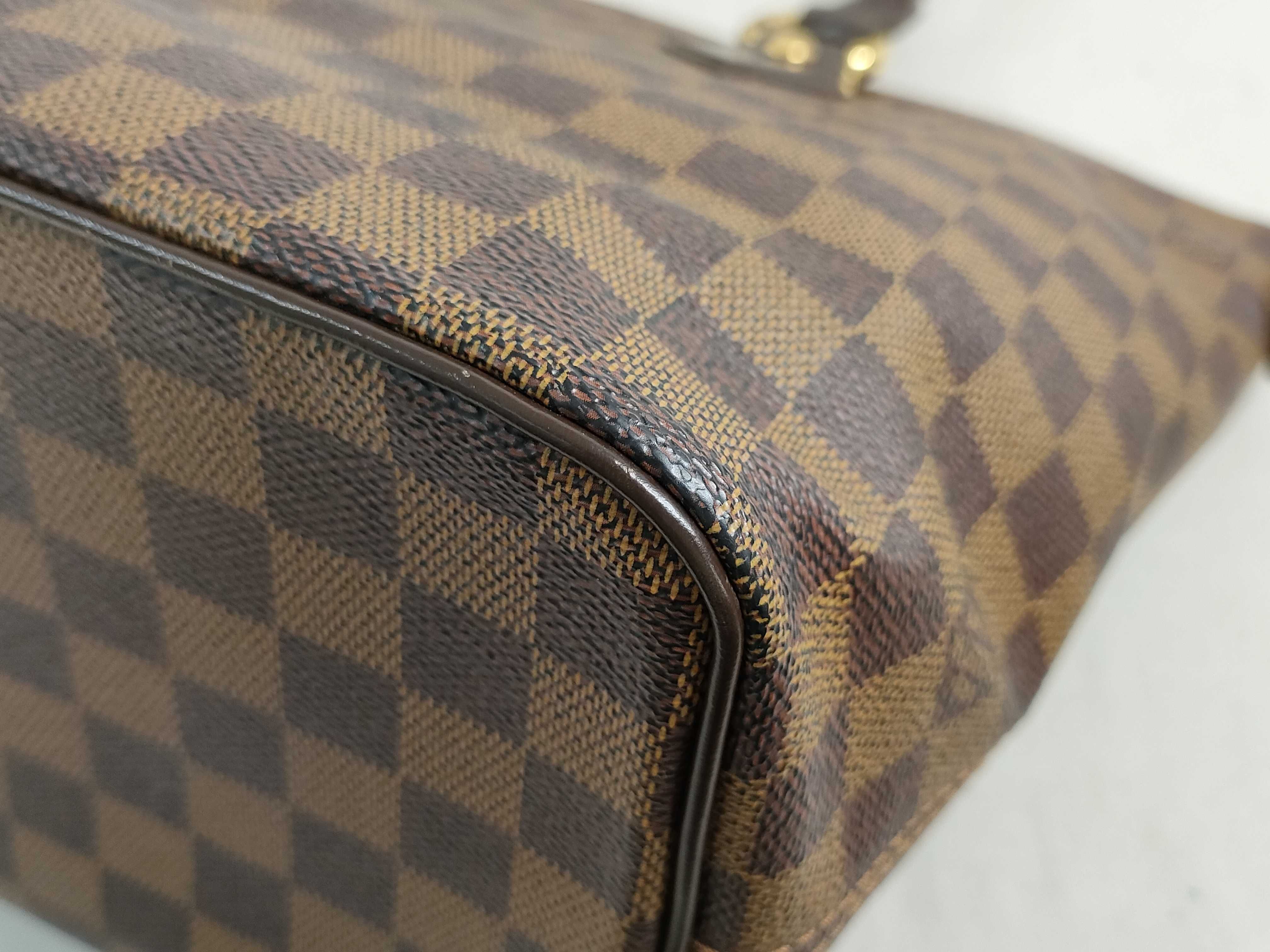 Damier Saleya PM N51183 VI4150 Brown Tote Bag — view 6