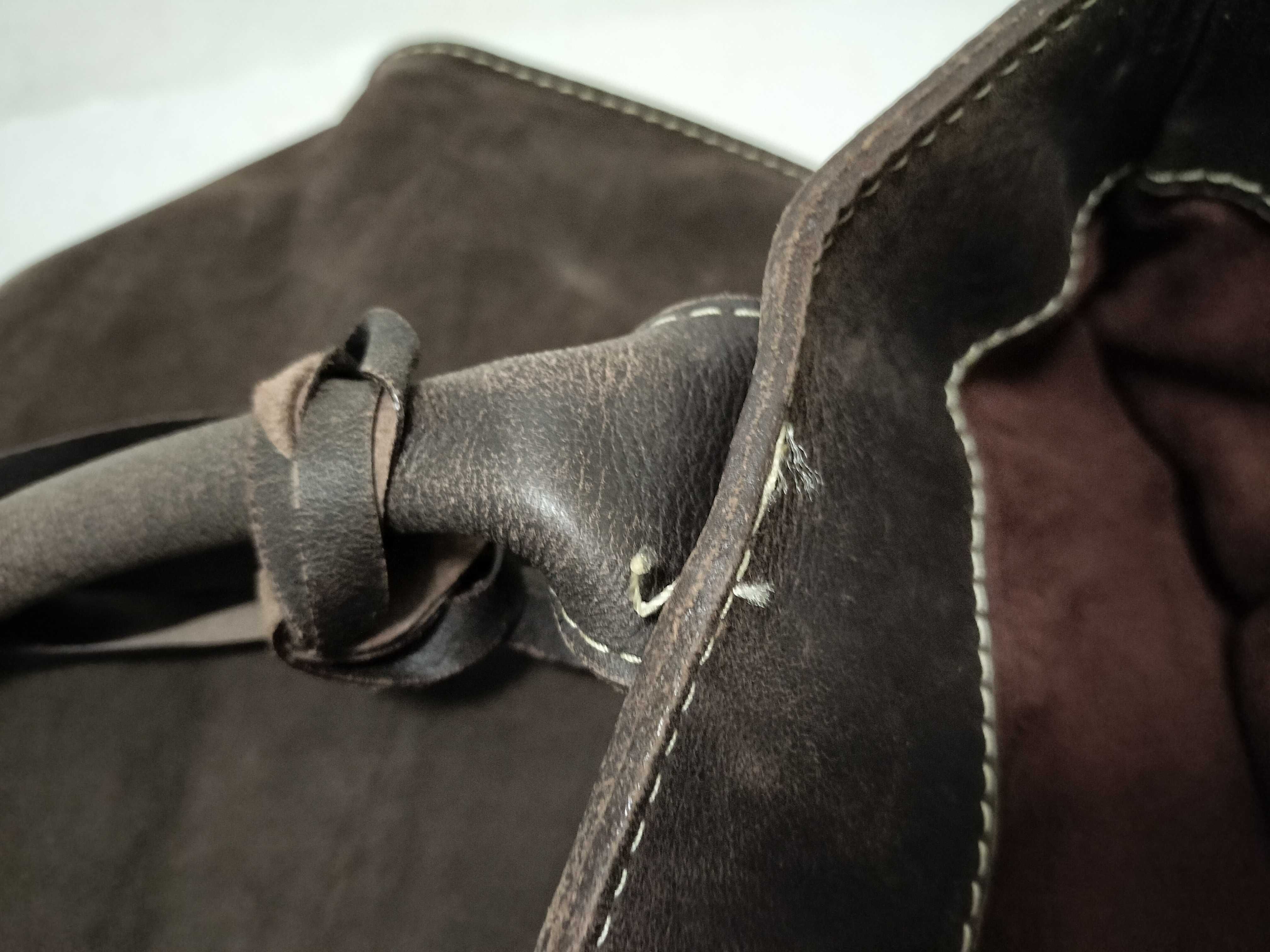tote bag, suede, brown tote bag — view 13