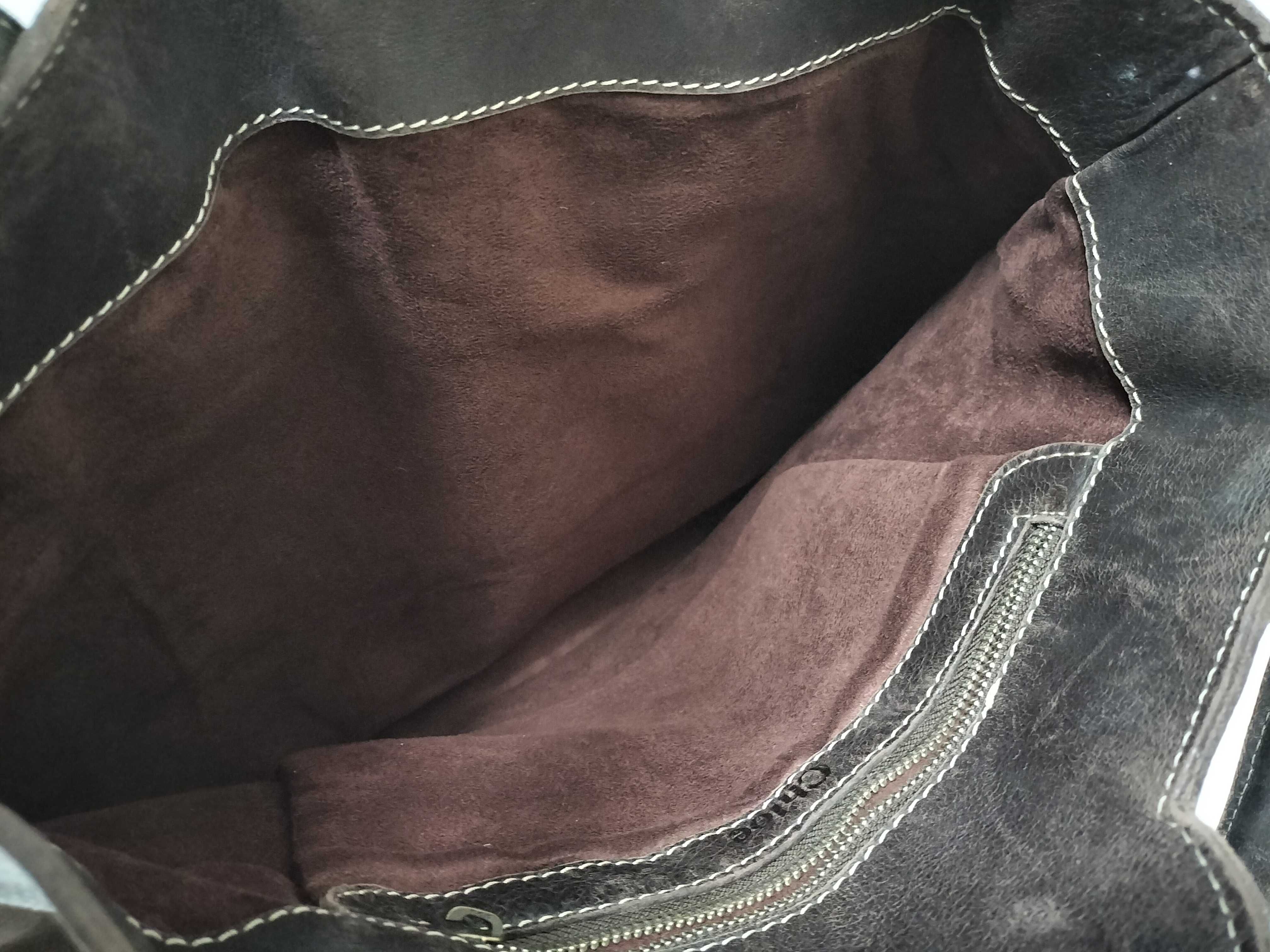 tote bag, suede, brown tote bag — view 9