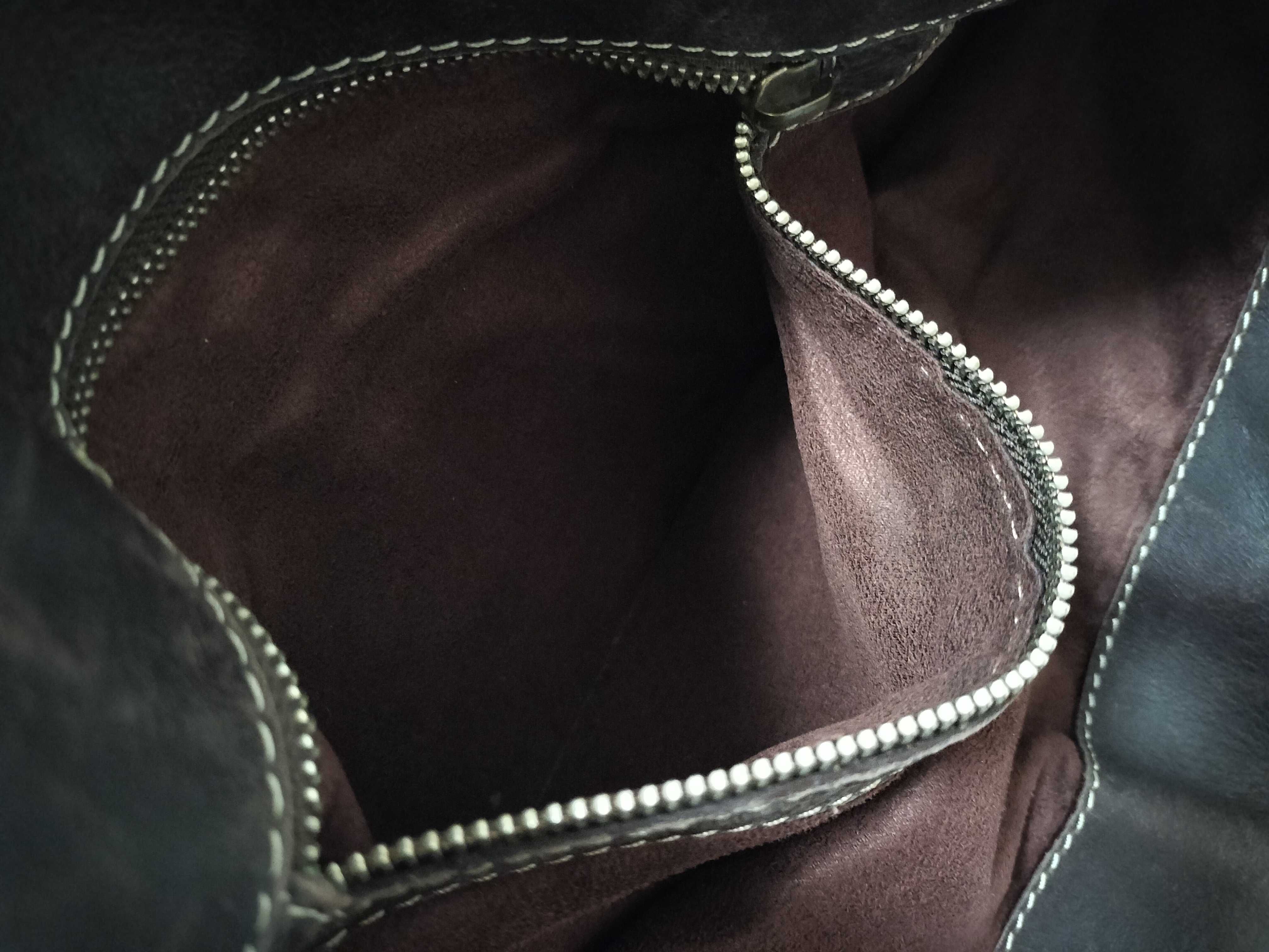tote bag, suede, brown tote bag — view 10