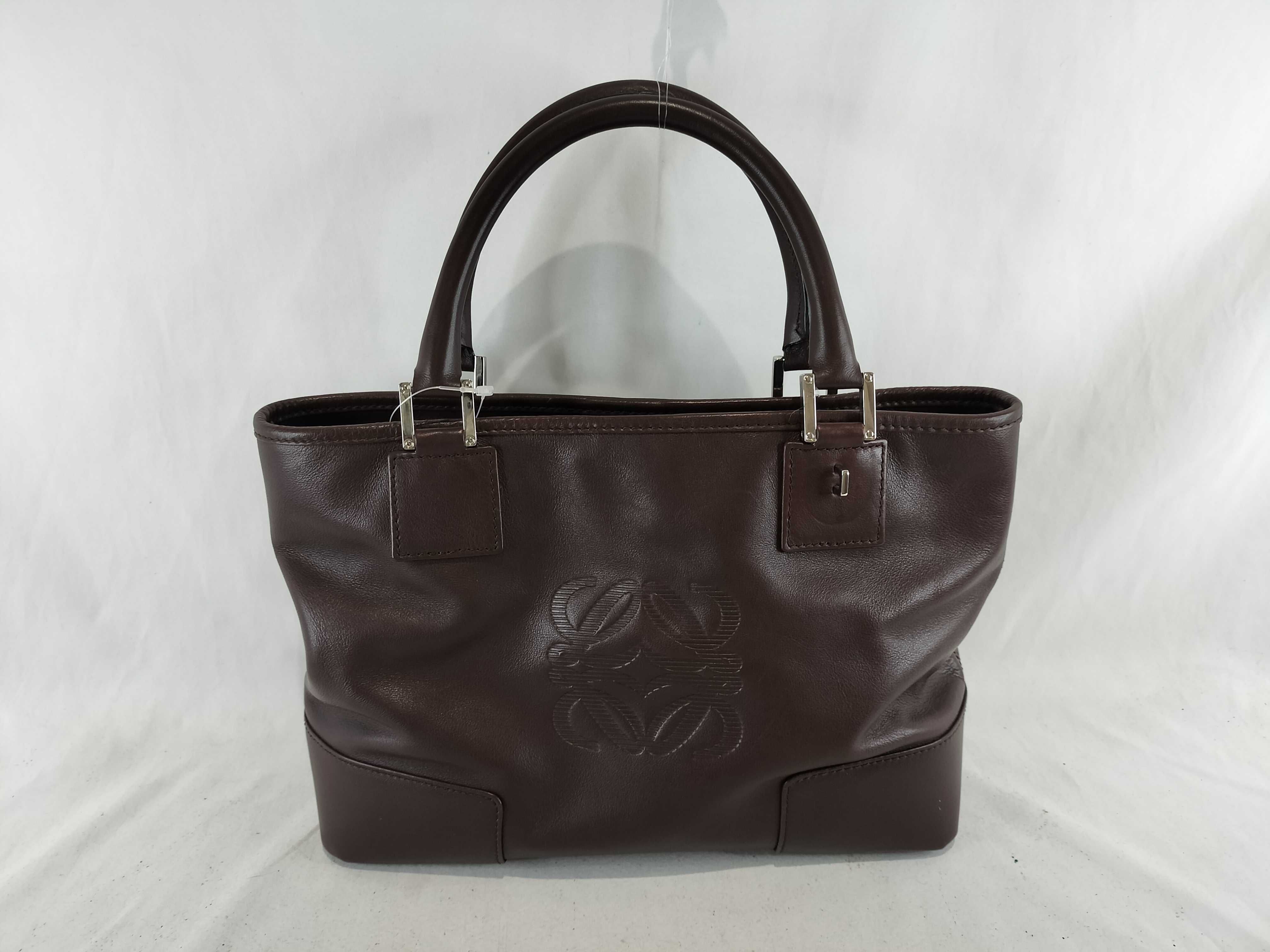 Anagram Fusta Brown Leather Handbag