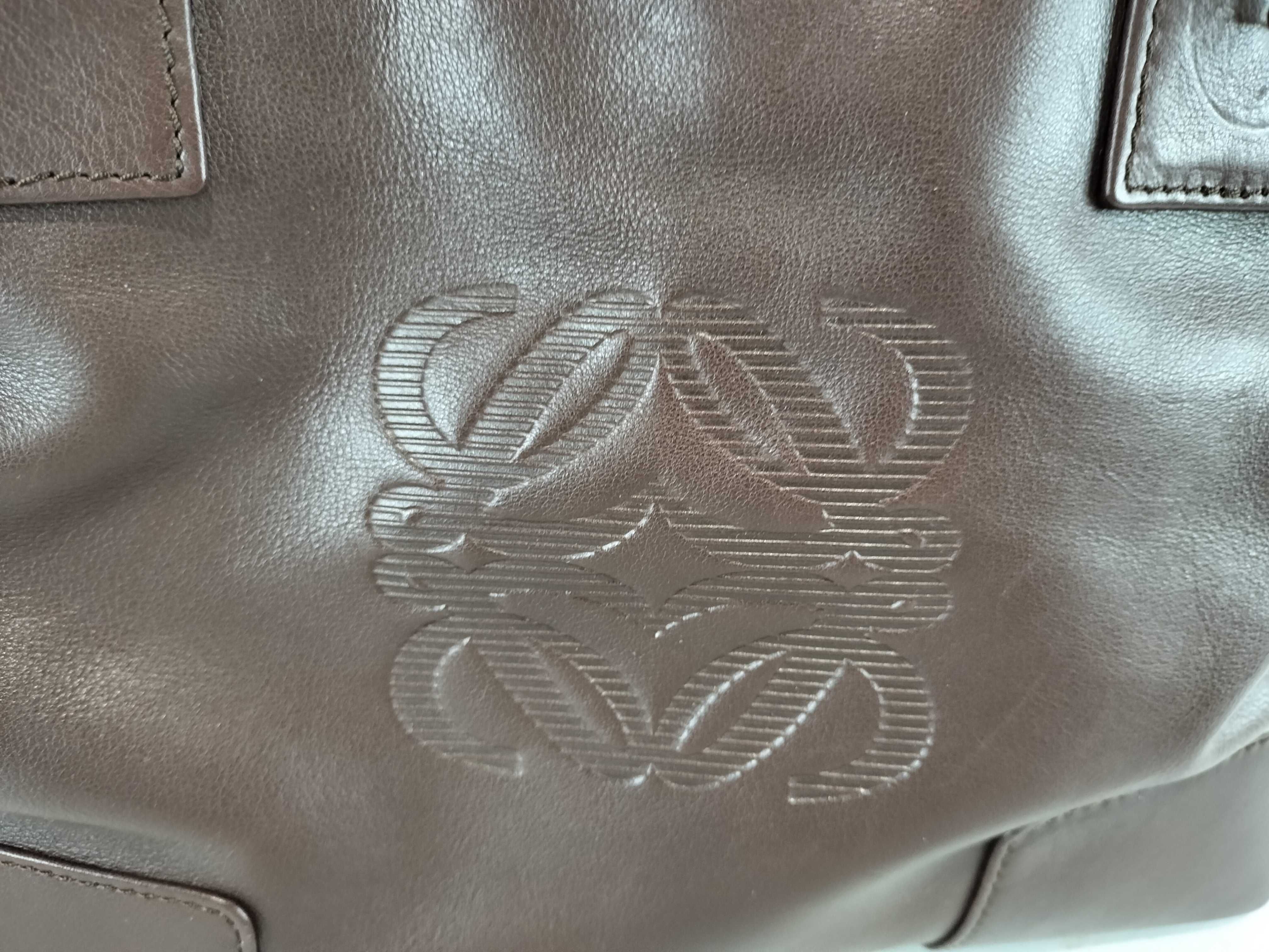 Anagram Fusta Brown Leather Handbag — view 2
