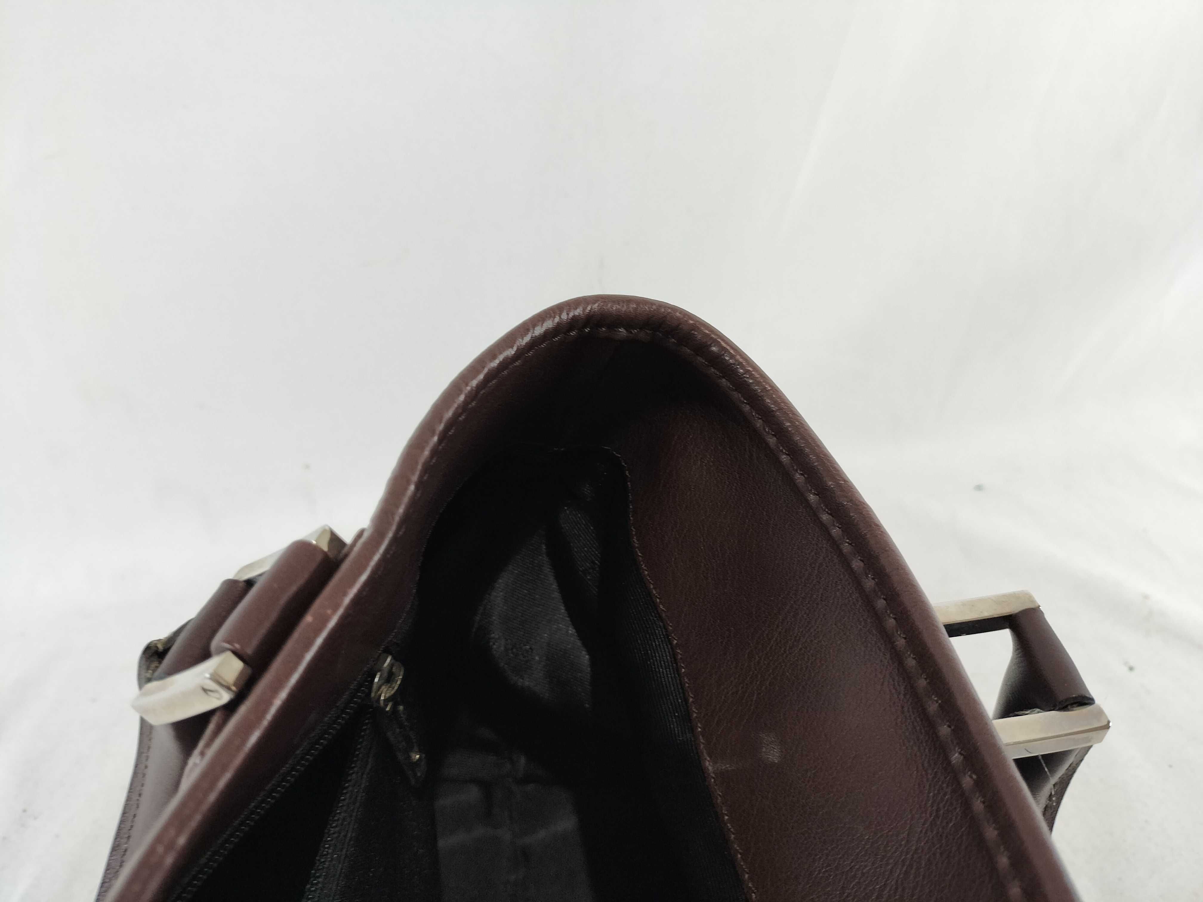 Anagram Fusta Brown Leather Handbag — view 12