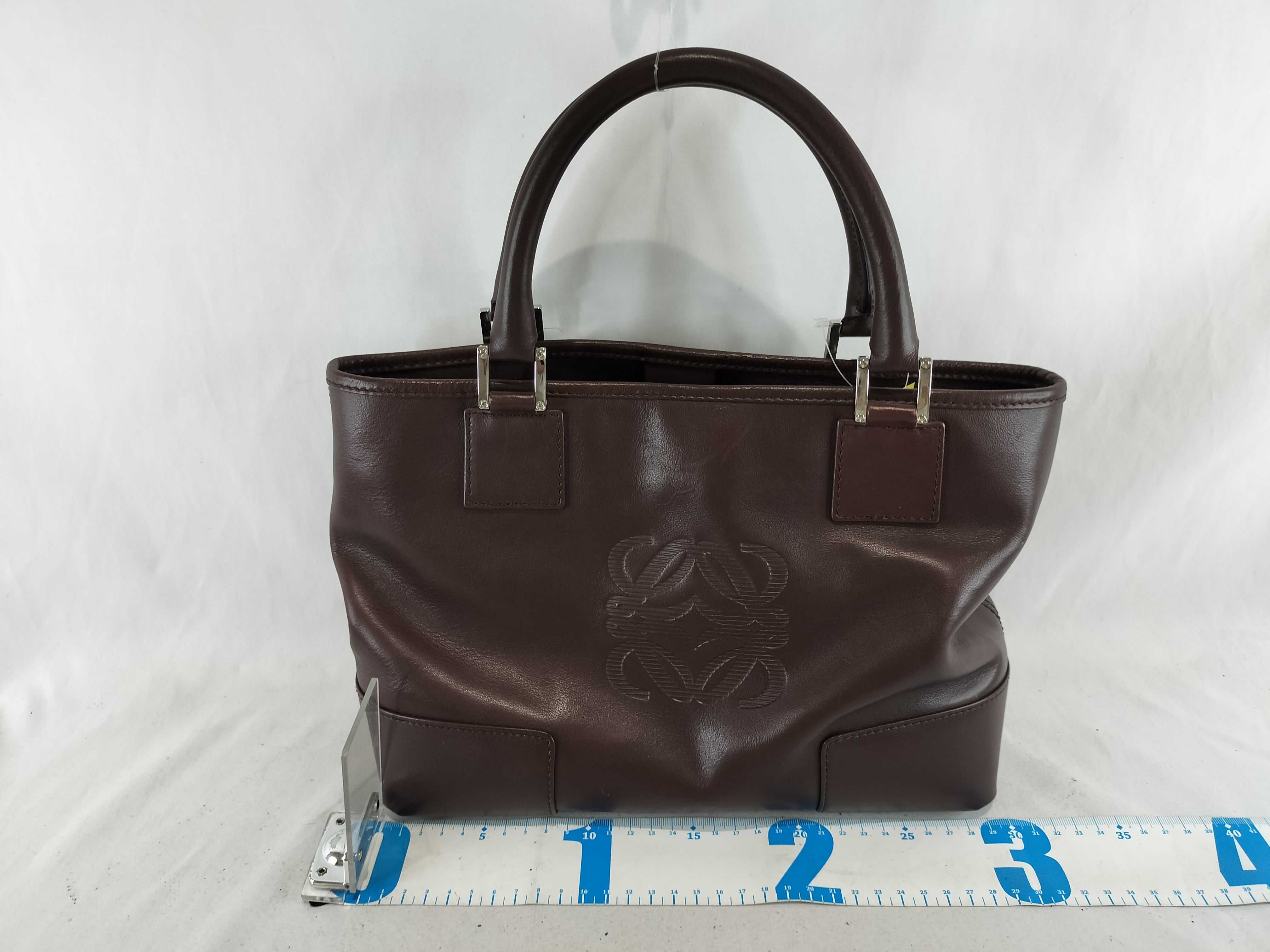 Anagram Fusta Brown Leather Handbag — view 3