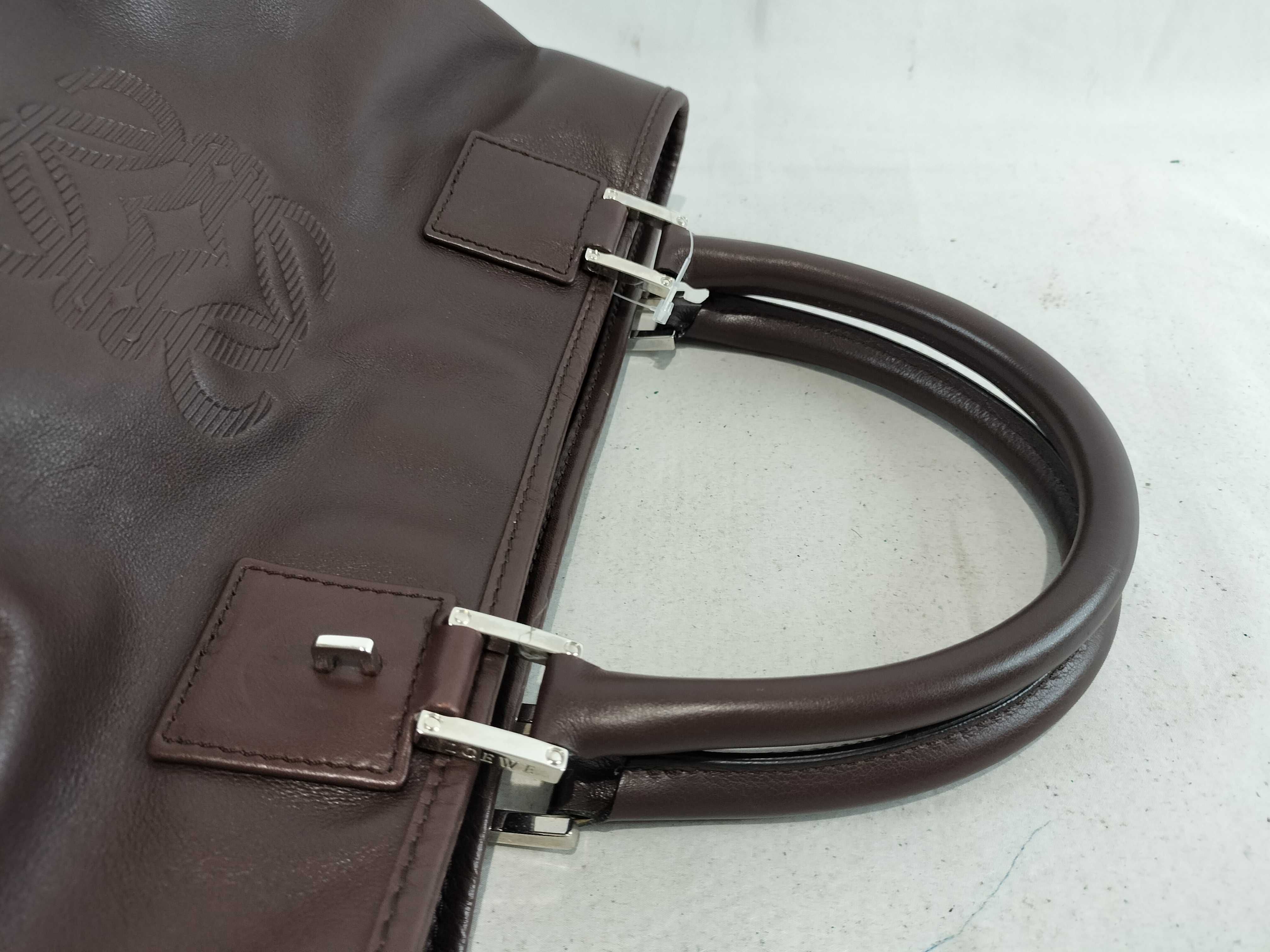 Anagram Fusta Brown Leather Handbag — view 4