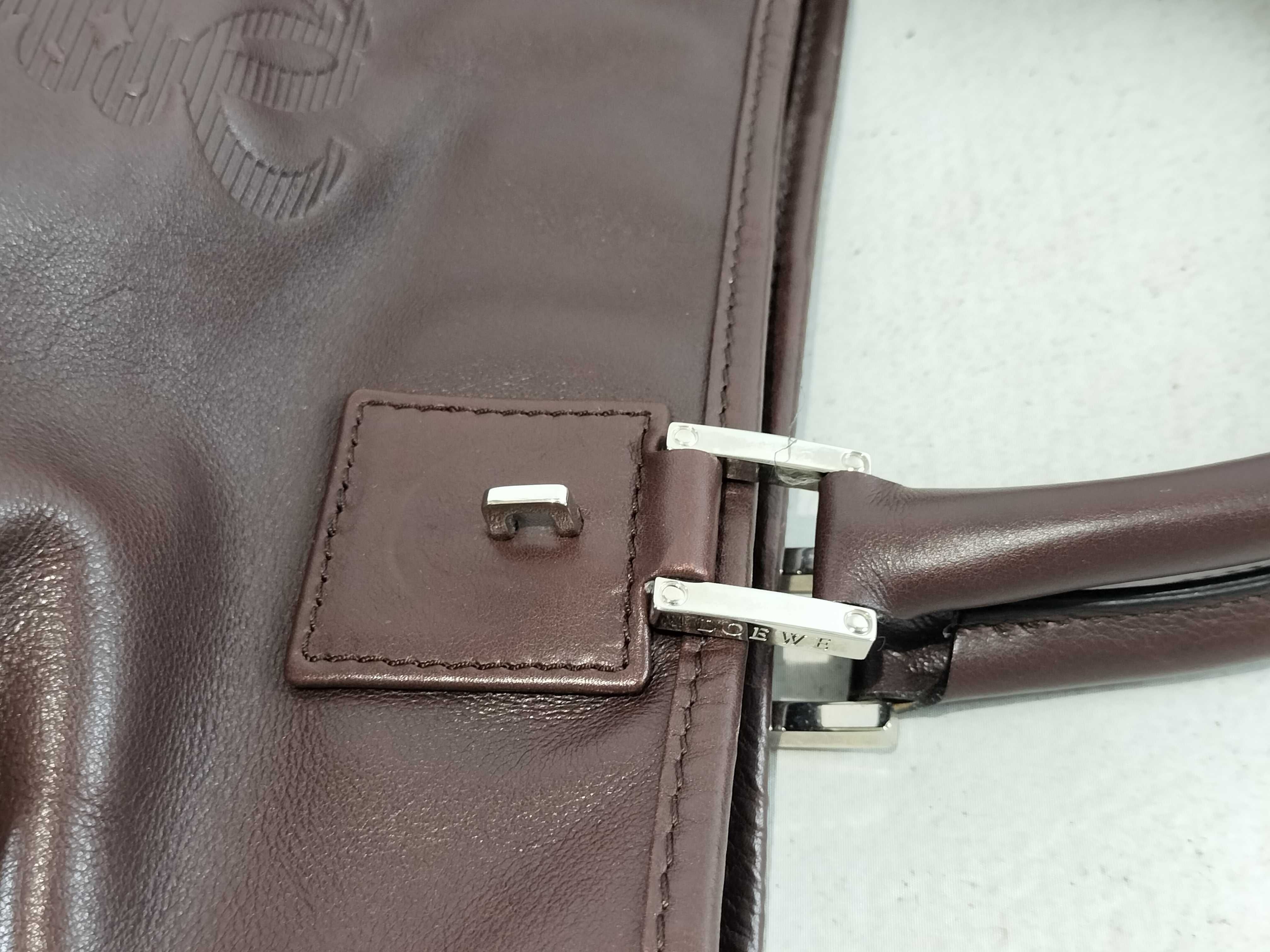 Anagram Fusta Brown Leather Handbag — view 6