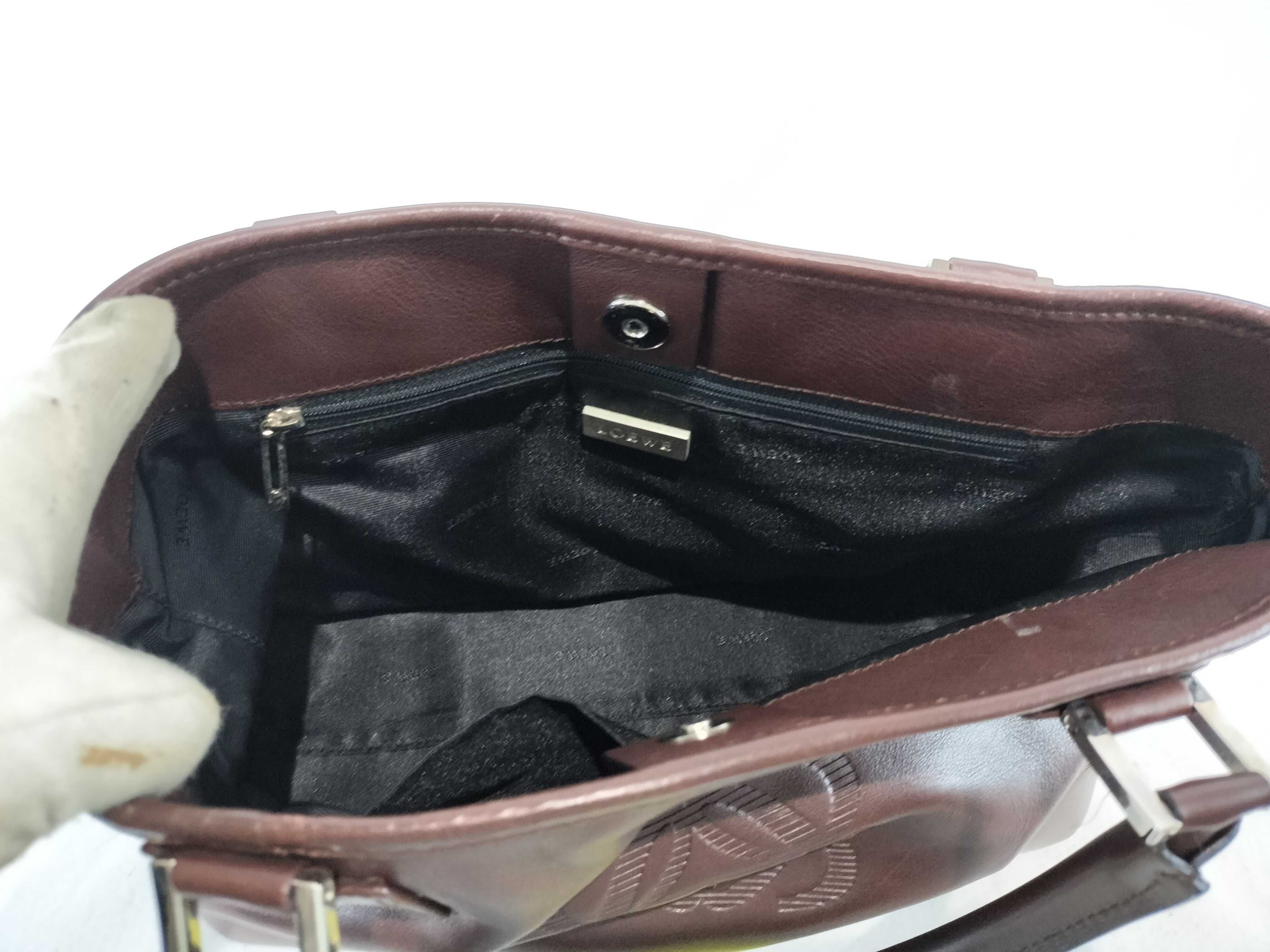 Anagram Fusta Brown Leather Handbag — view 9