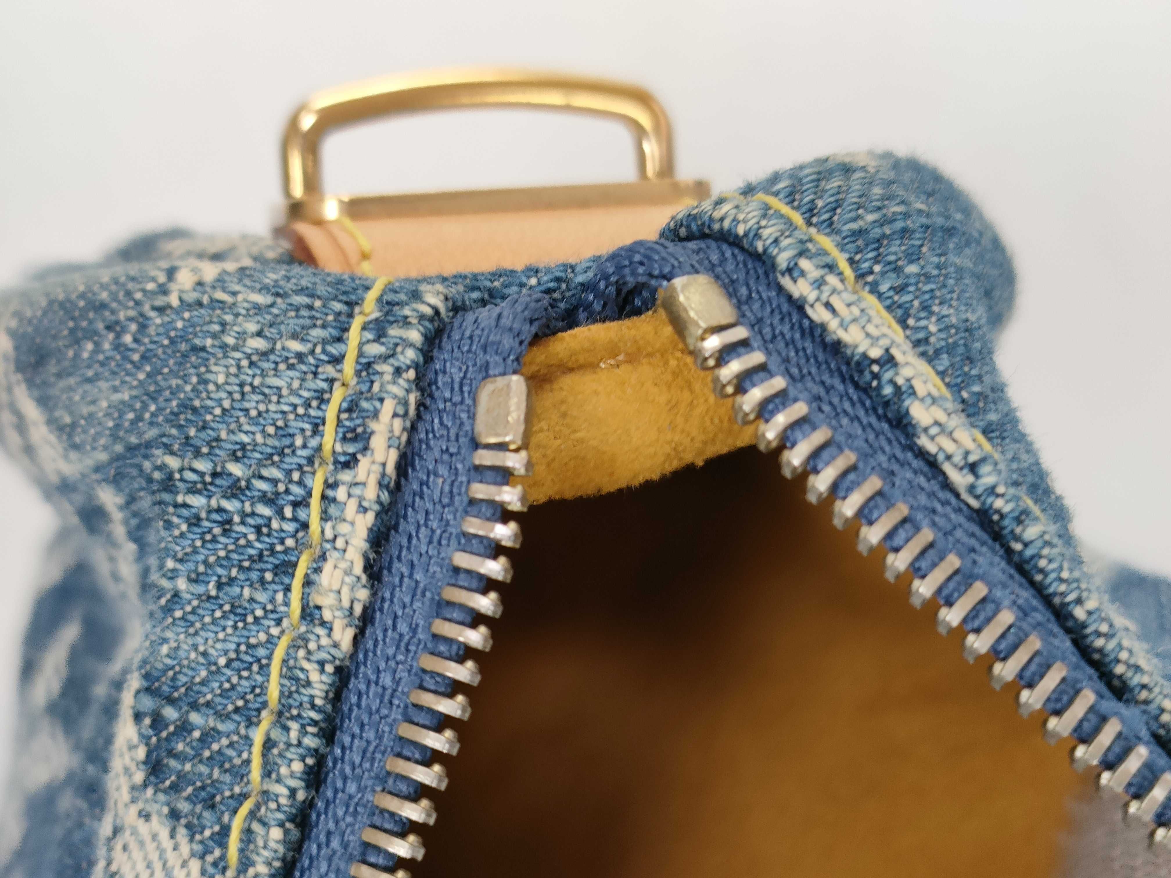 Monogram Denim Louis Vuitton Trouse Speedy GM Pouch Vintage Monogram Denim Pen Case Pouch — view 6