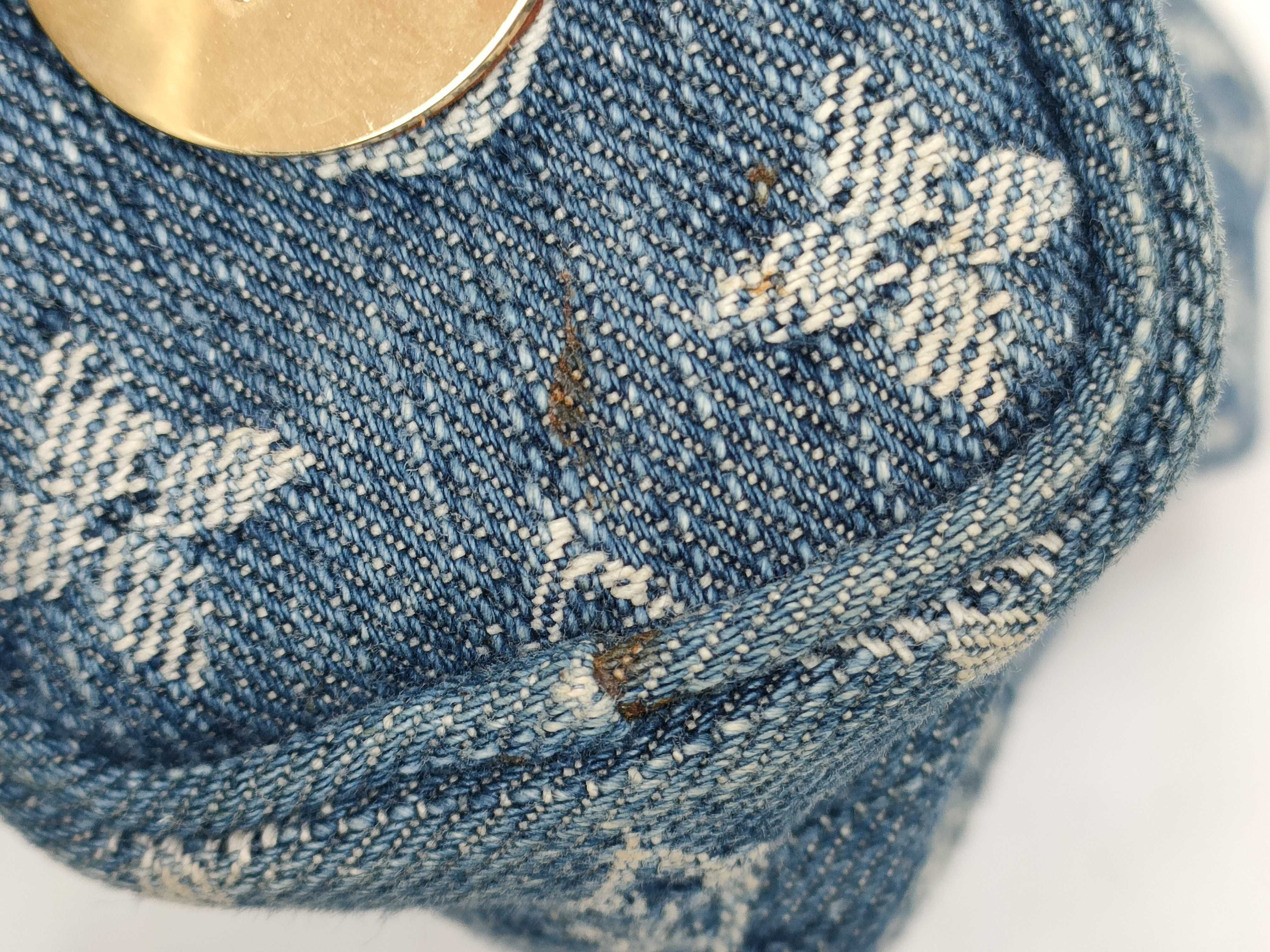 Monogram Denim Louis Vuitton Trouse Speedy GM Pouch Vintage Monogram Denim Pen Case Pouch — view 10
