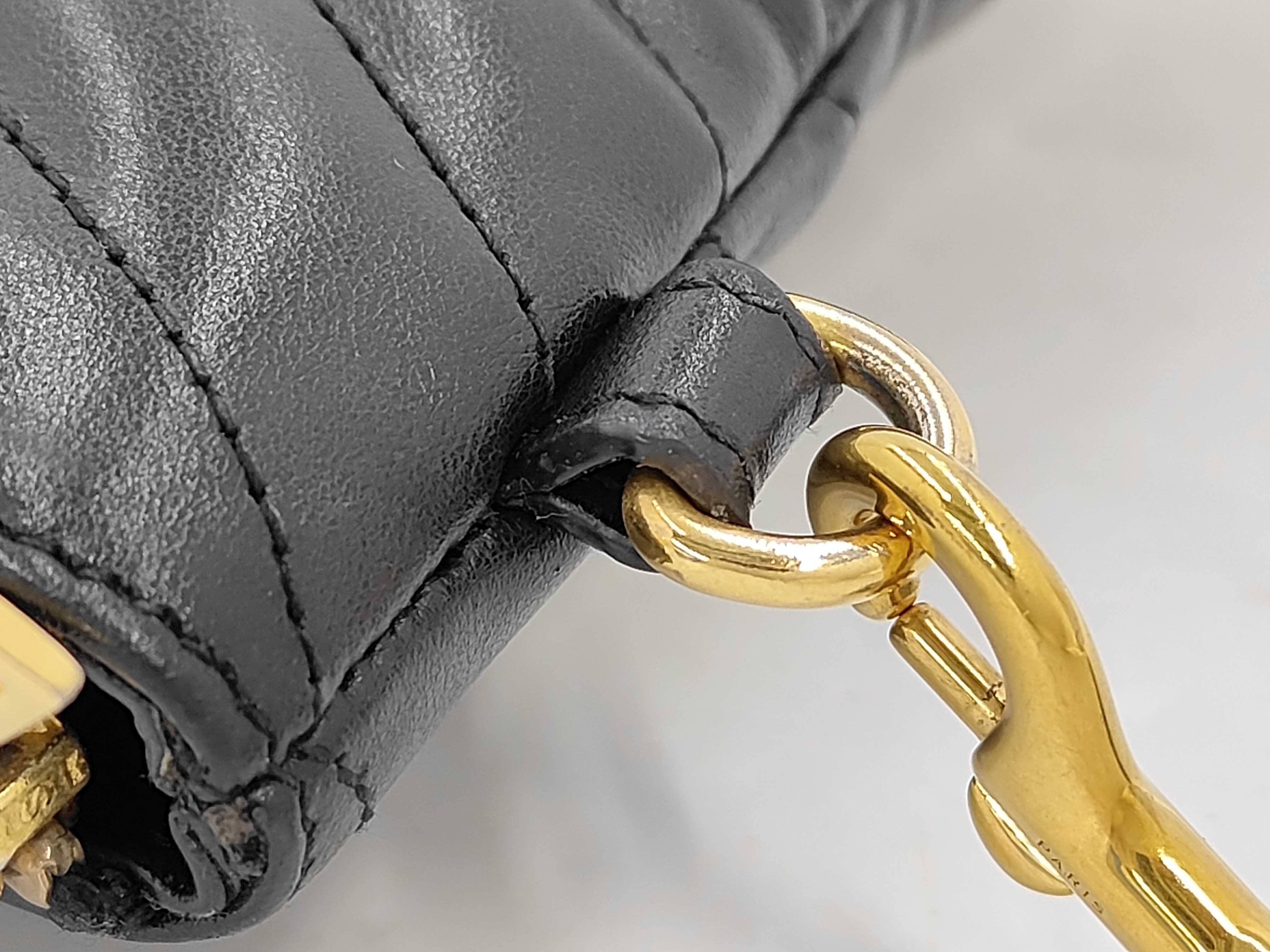 Cassandra Monogram Matelasse Clutch Bag — view 4