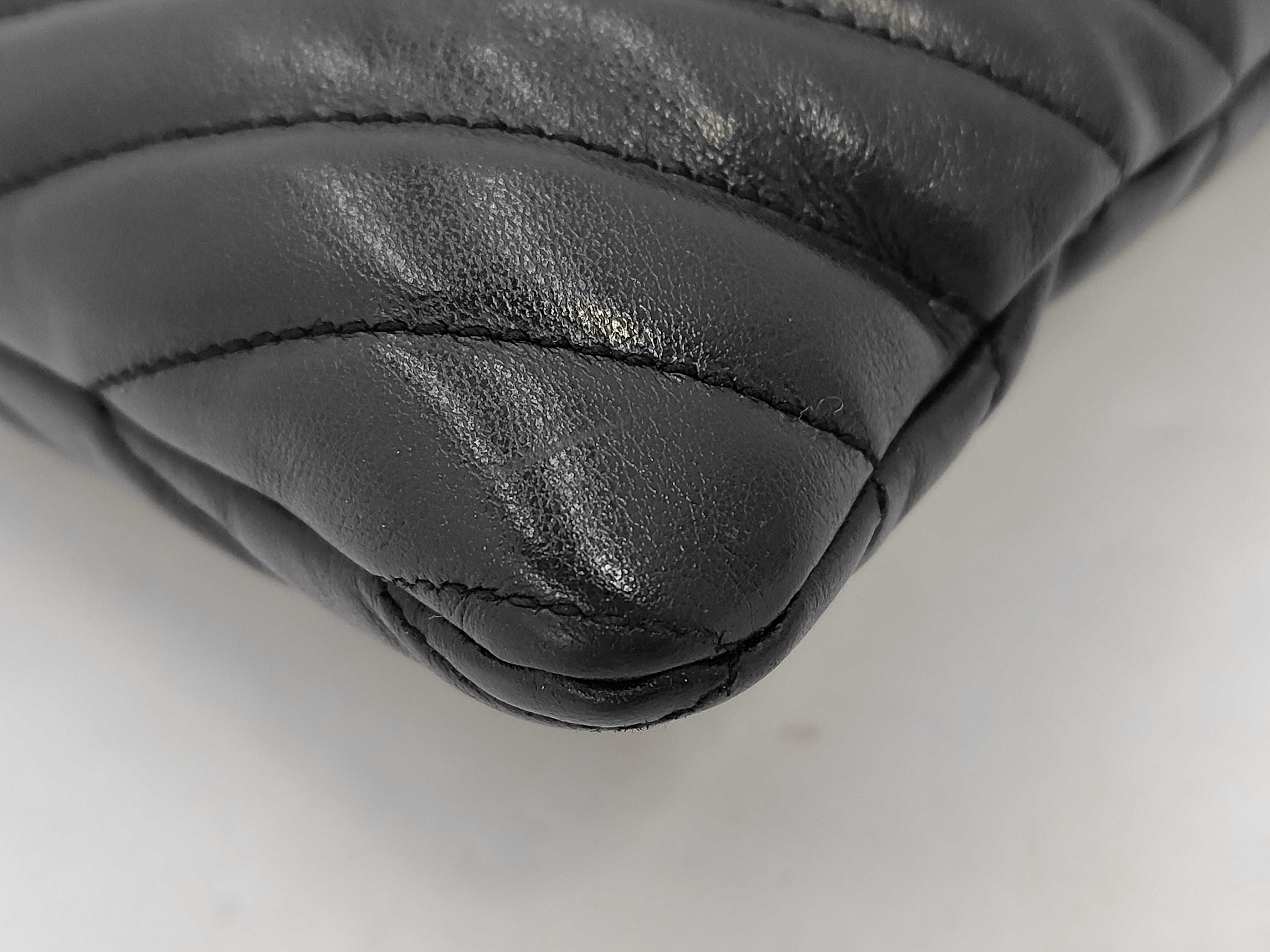 Cassandra Monogram Matelasse Clutch Bag — view 6