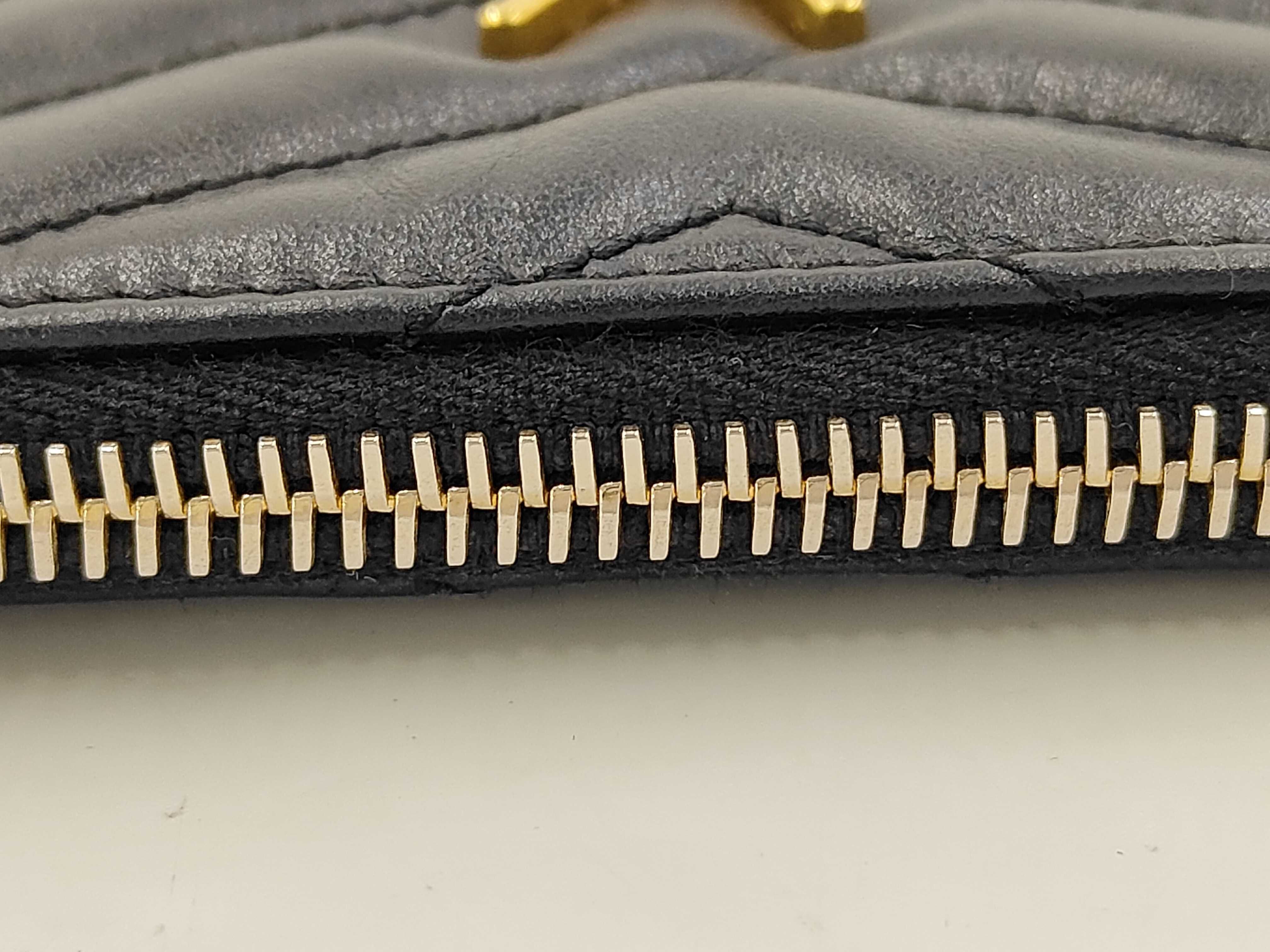 Cassandra Monogram Matelasse Clutch Bag — view 9