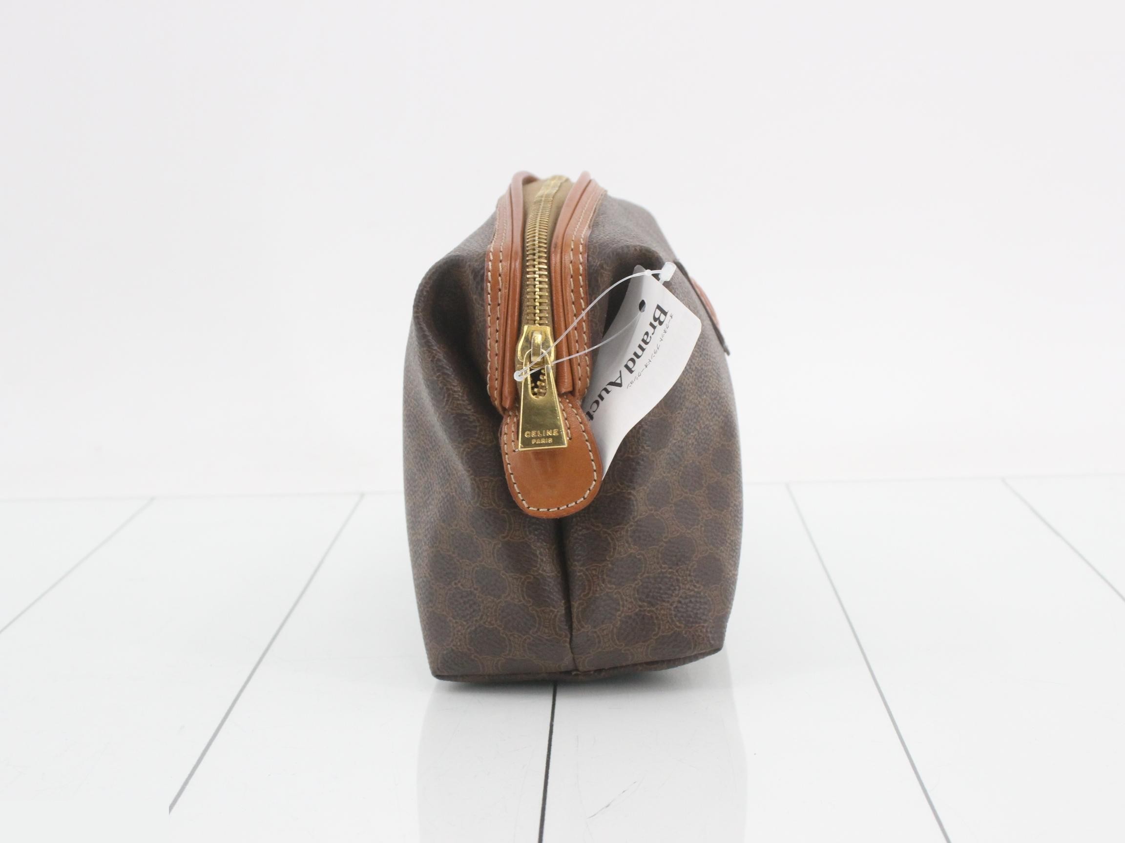 Macadam PVC Pouch, Brown — view 4