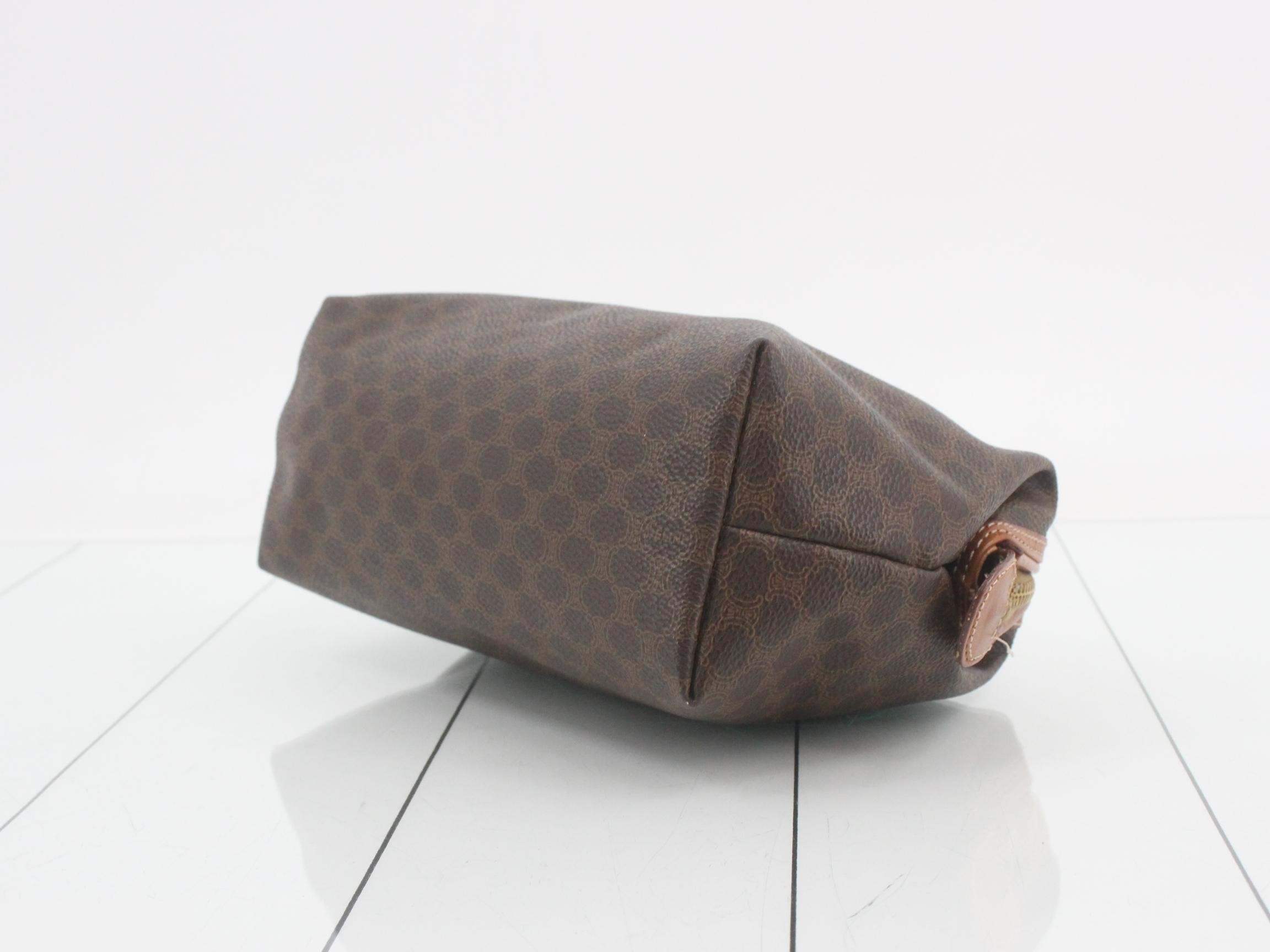 Macadam PVC Pouch, Brown — view 6