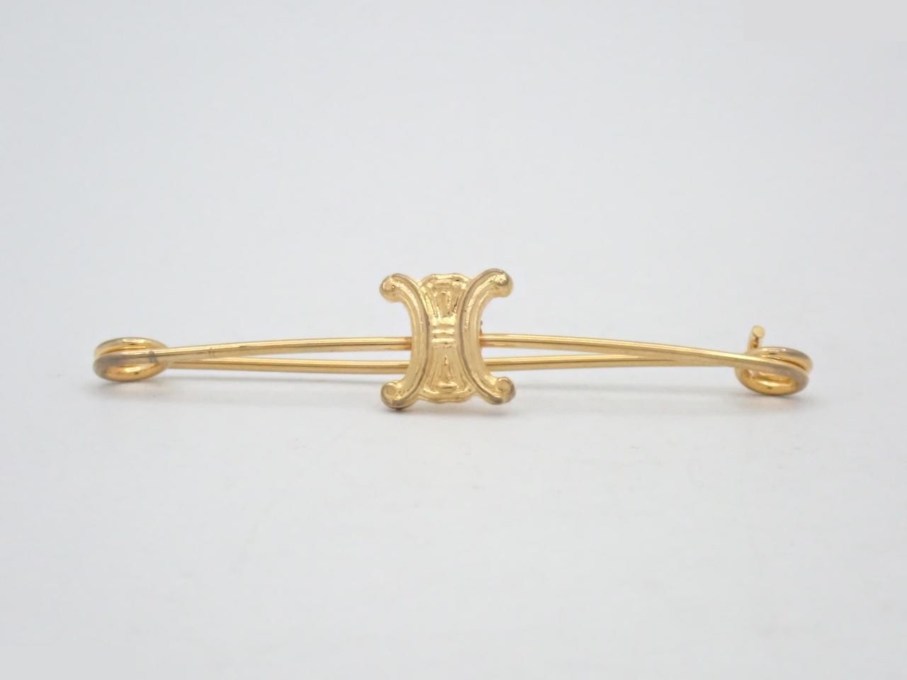 Triomphe Safety Pin Brooch