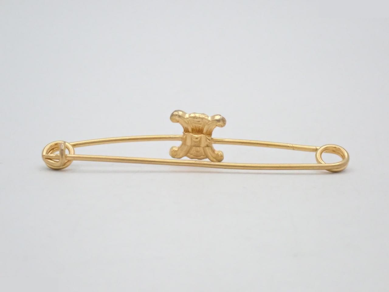 Triomphe Safety Pin Brooch — view 2