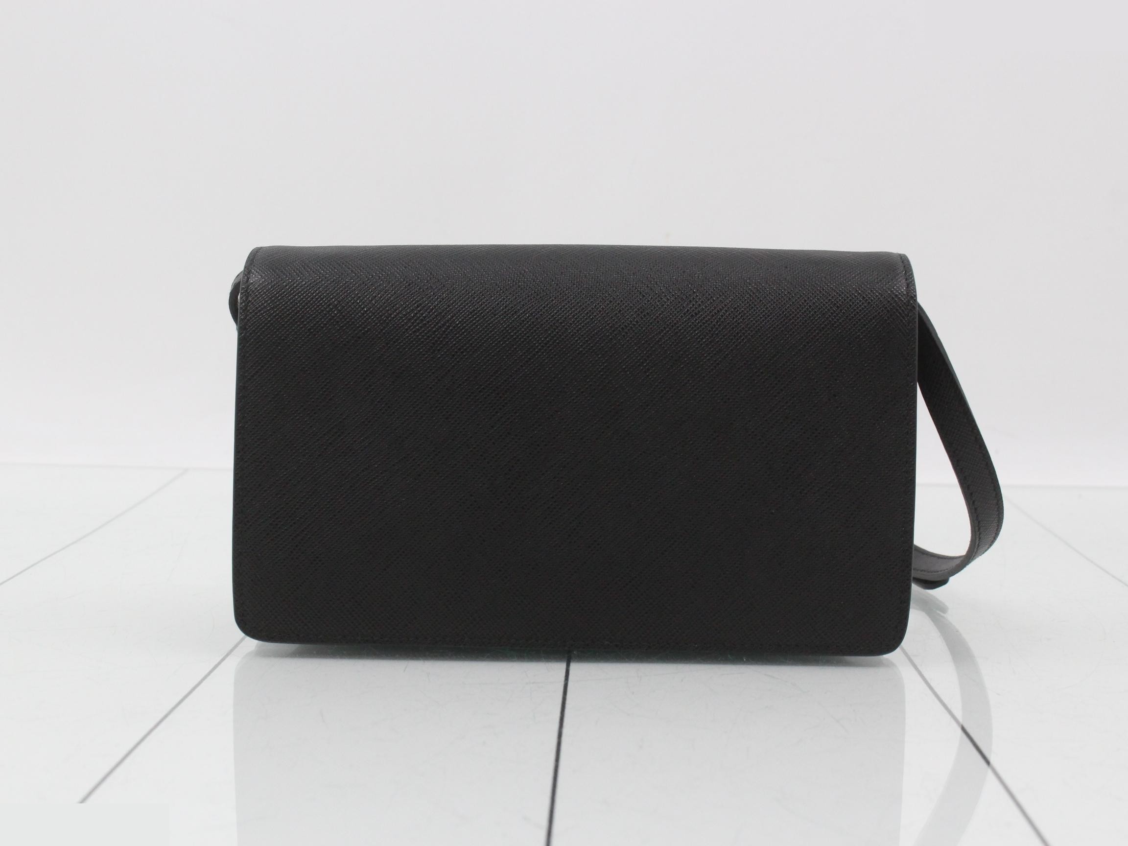 Saffiano leather mini bag/shoulder bag, 1BD386 — view 2