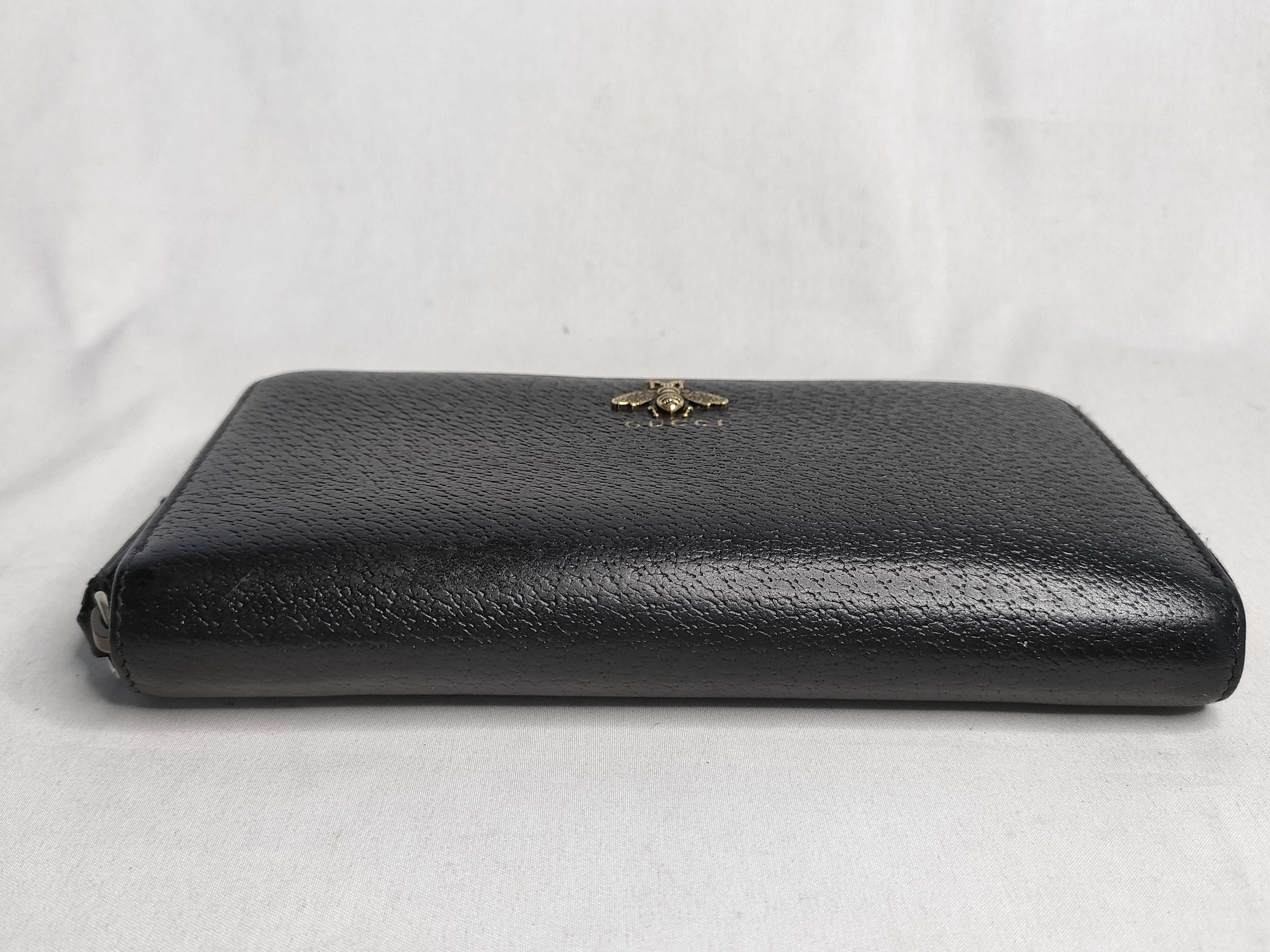 523667 Animalier Bee Round Zipper Long Wallet — view 4