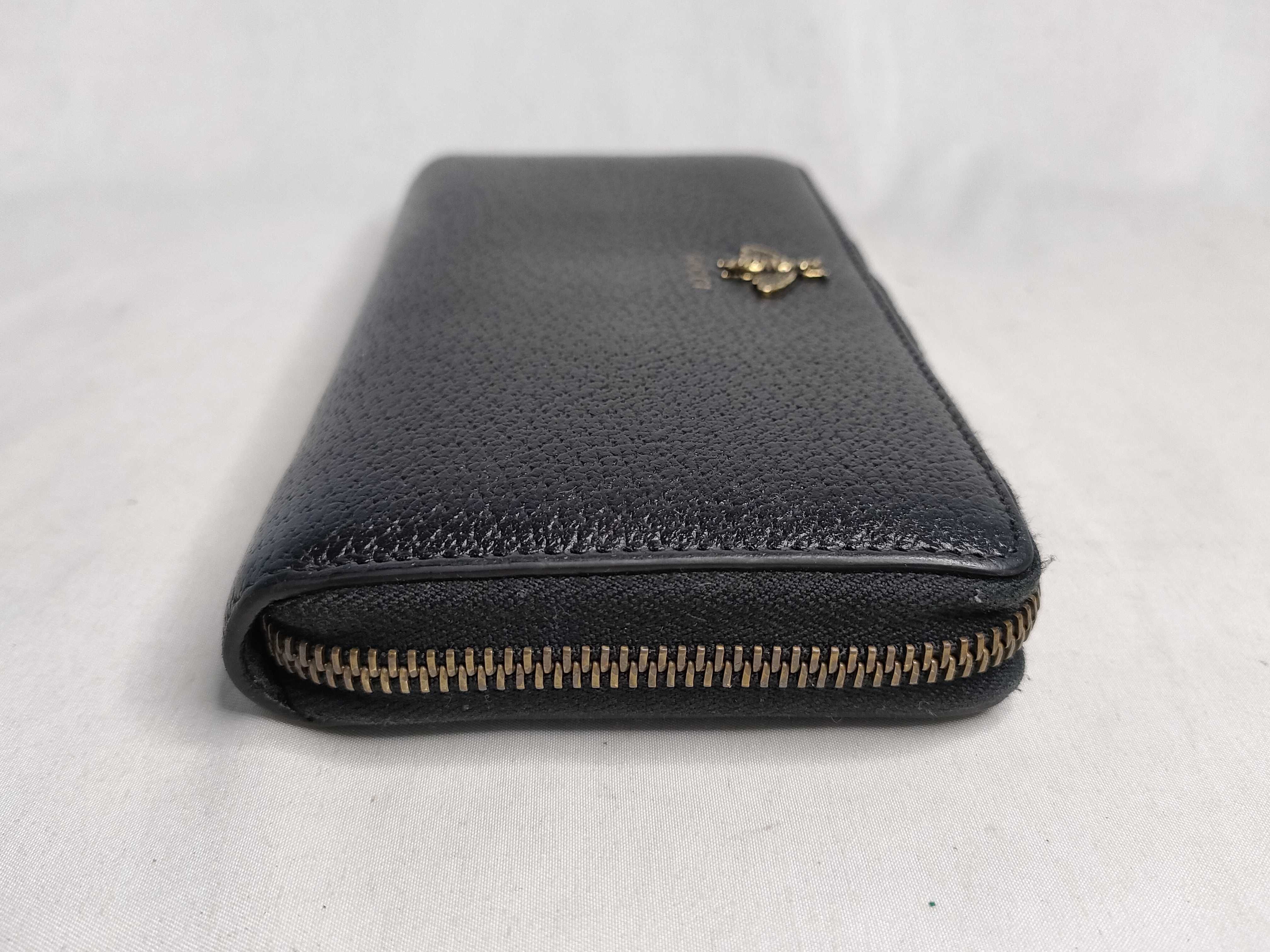 523667 Animalier Bee Round Zipper Long Wallet — view 5