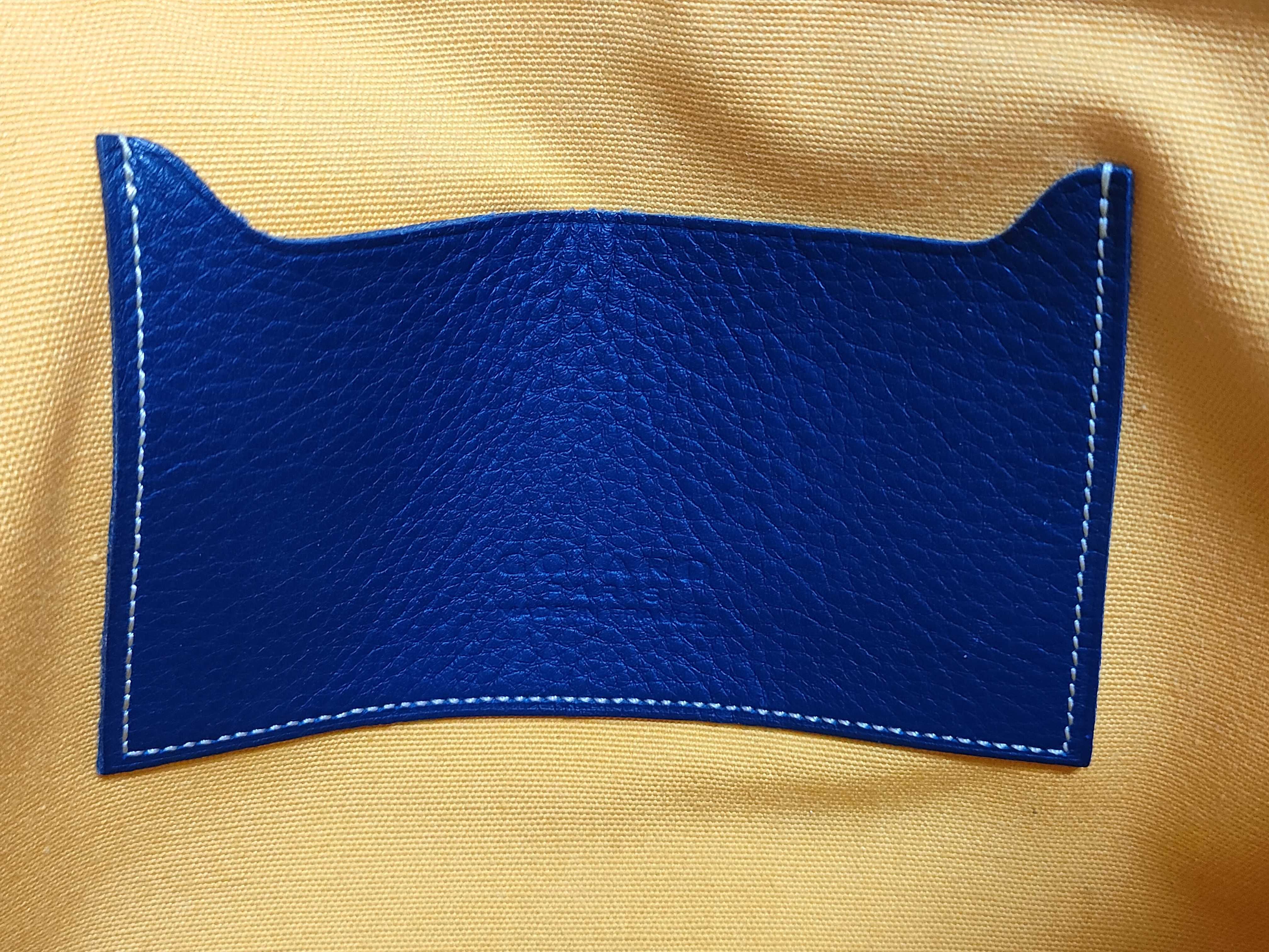Sena MM PVC Clutch Bag, Navy — view 9
